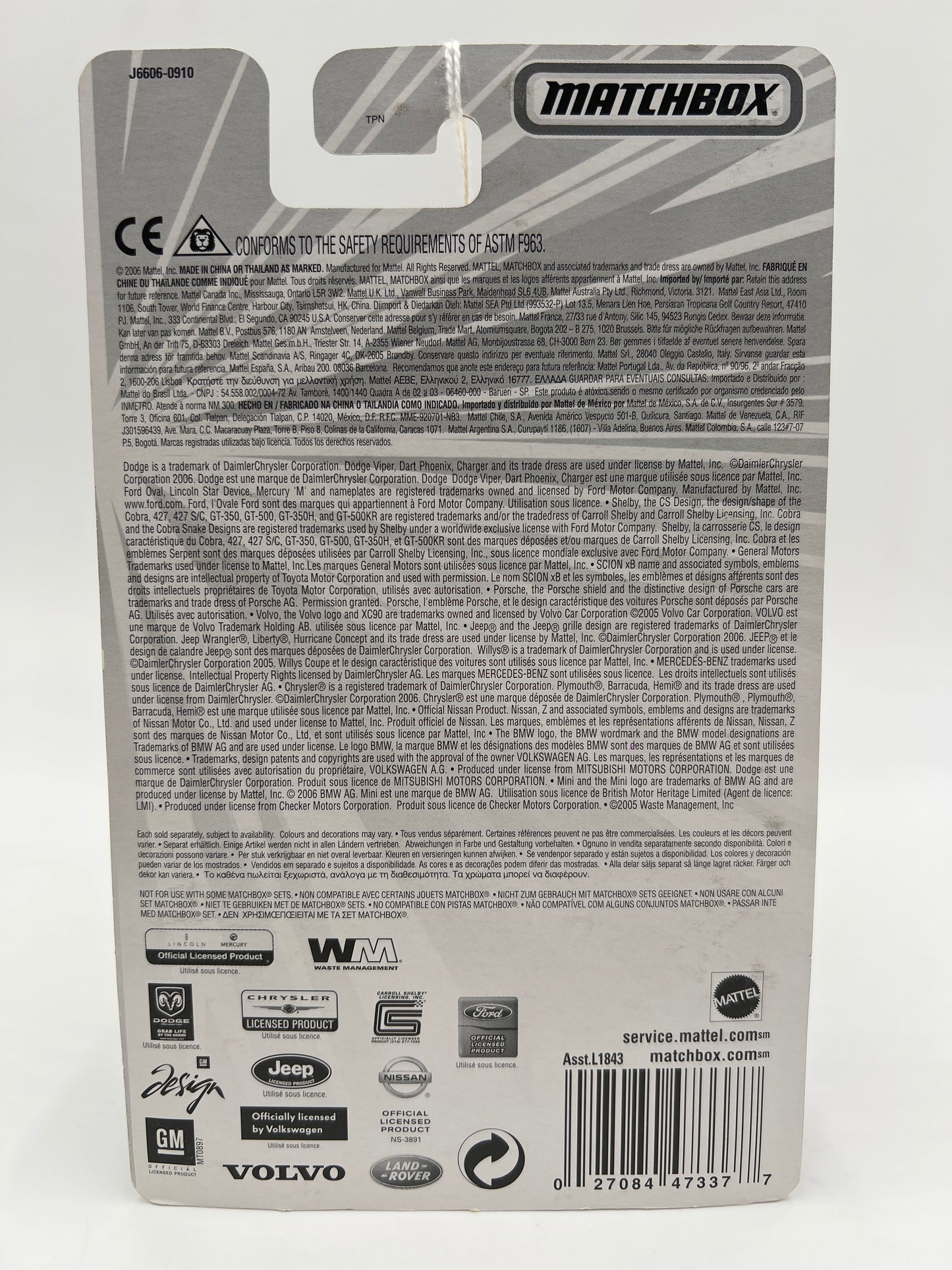 Matchbox Superfast #57 Jeep Wrangler 4x4 Black 172C