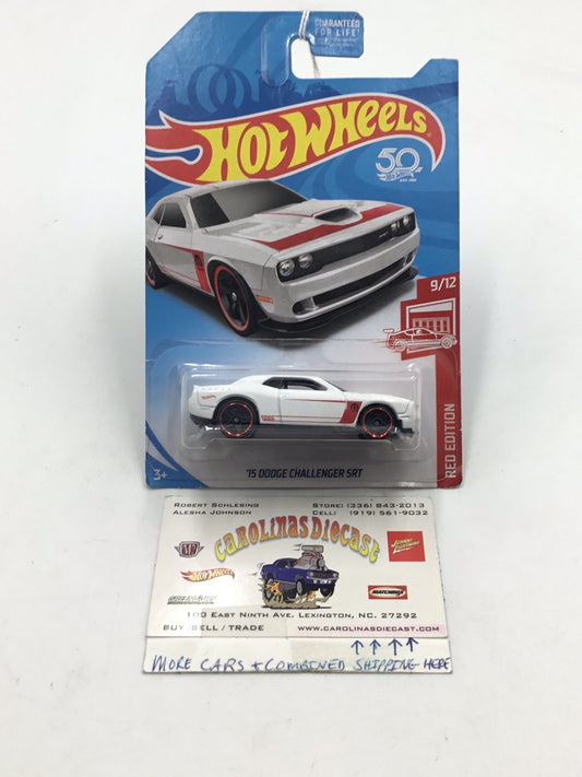 2018 Hot Wheels 2015 Dodge Challenger SRT Target Red Exclusive #9