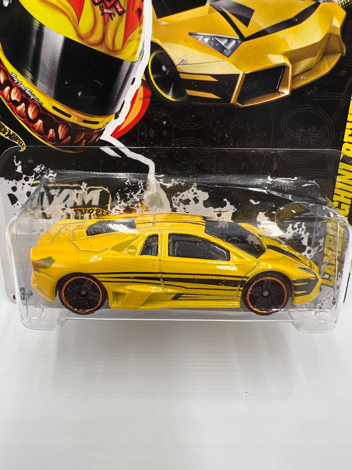 Hot Wheels Target Exclusive Team Hot Wheels Top Rides Lamborghini Reventon Yellow W/Protector Bad Blister