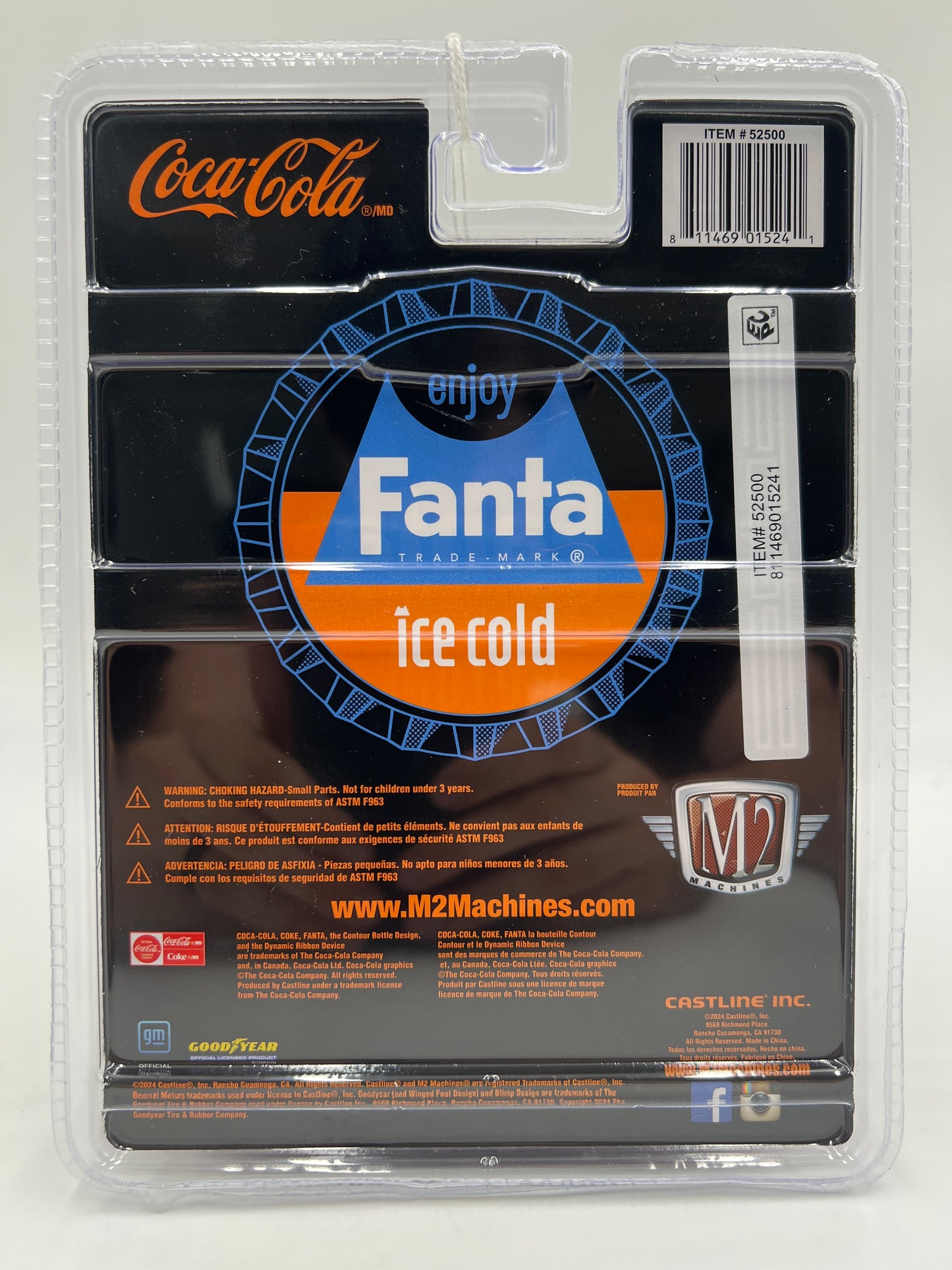 2025 M2 Machines Coca Cola Fanta 1976 GMC Sierra Grande 15 Custom A54 203D