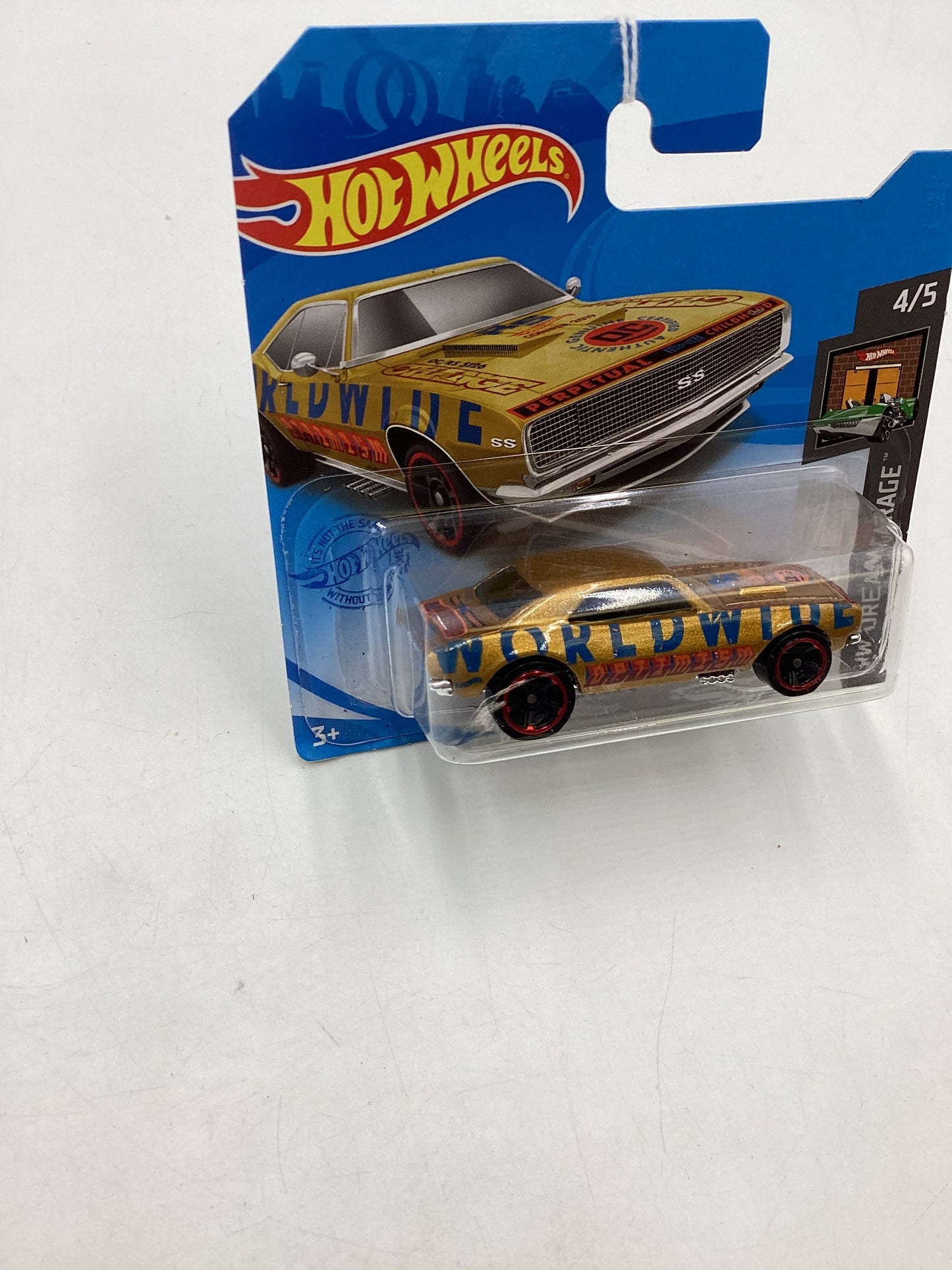 2021 Hot Wheels 67 Camaro Gold Short Card 2E