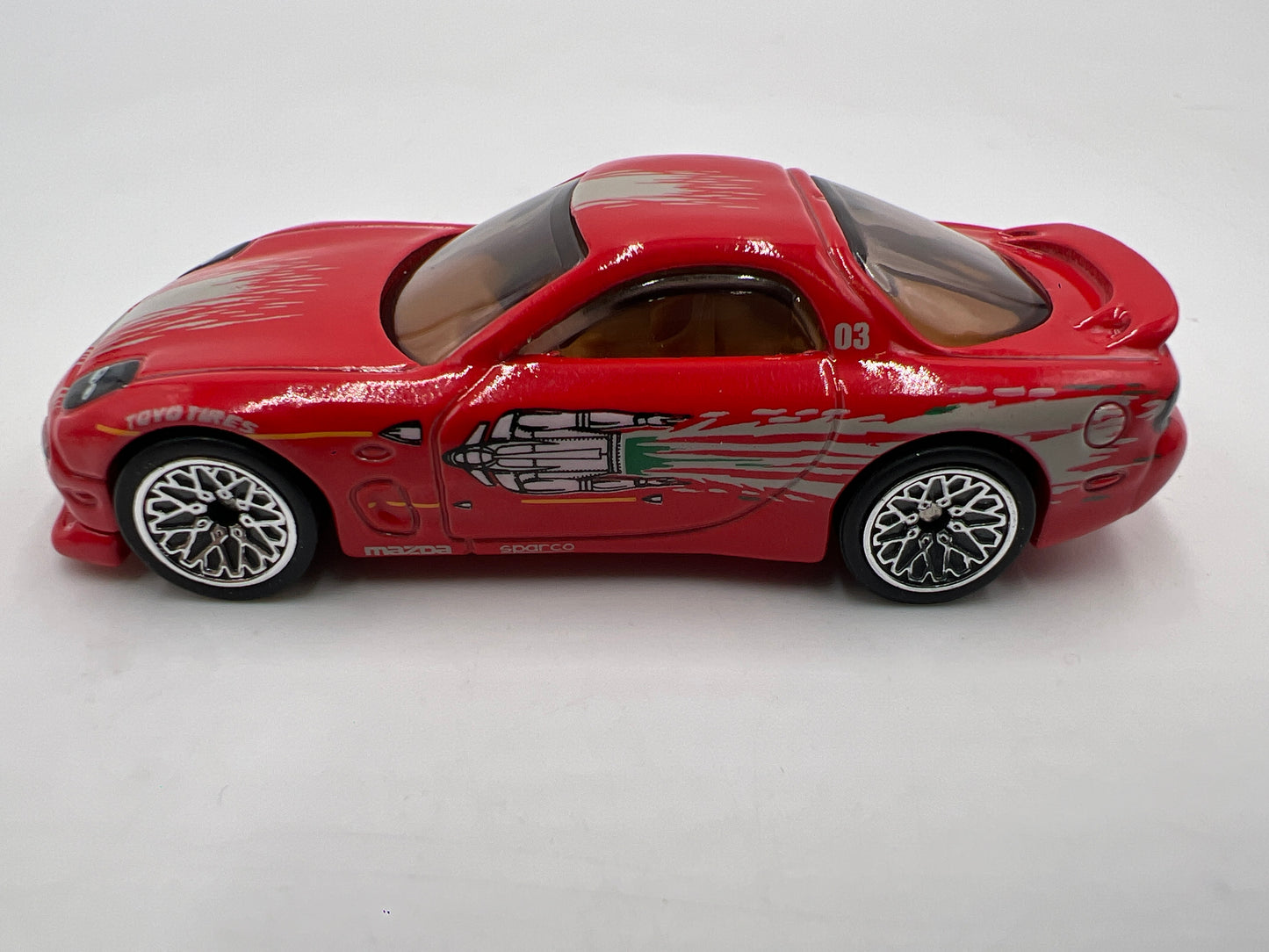 Hot Wheels Fast & Furious OG Fast Premium 95 Mazda RX-7 Red Loose