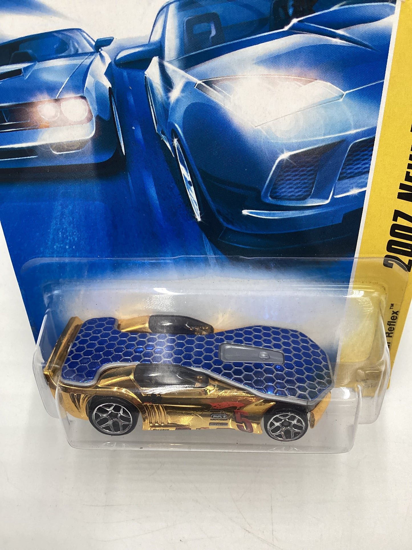 2007 Hot Wheels New Models #25 Solar Reflex Gold ii2