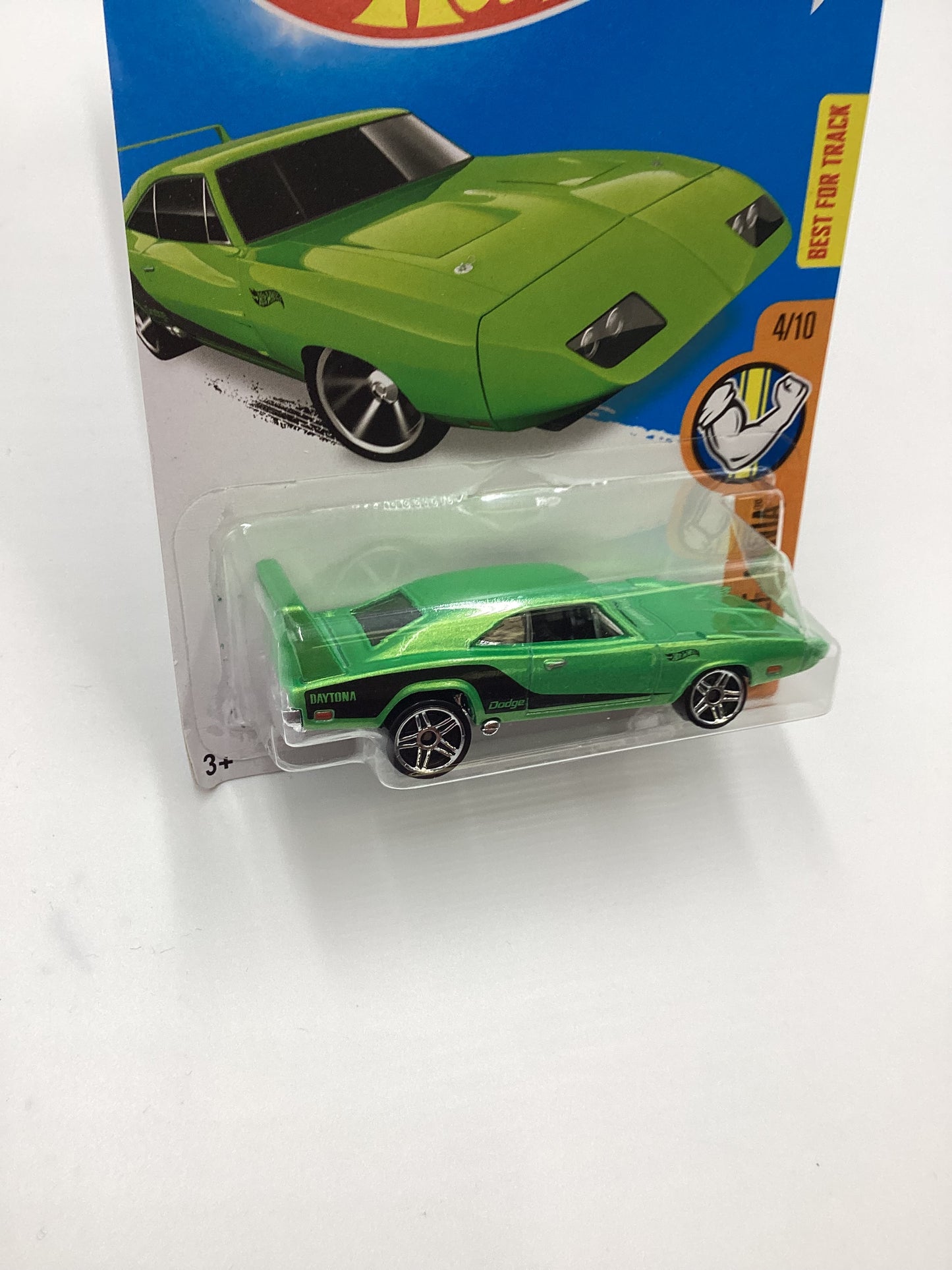 2016 Hot Wheels #124 69 DODGE CHARGER DAYTONA Green 56C