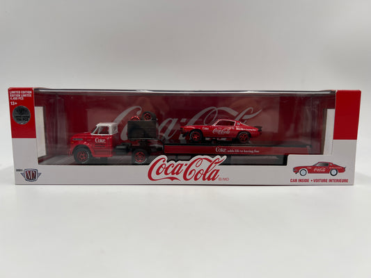 M2 Machines Haulers RC02 CHASE Coca Cola 1970 Chevrolet C60 Truck & 1971 Camaro SS 396a