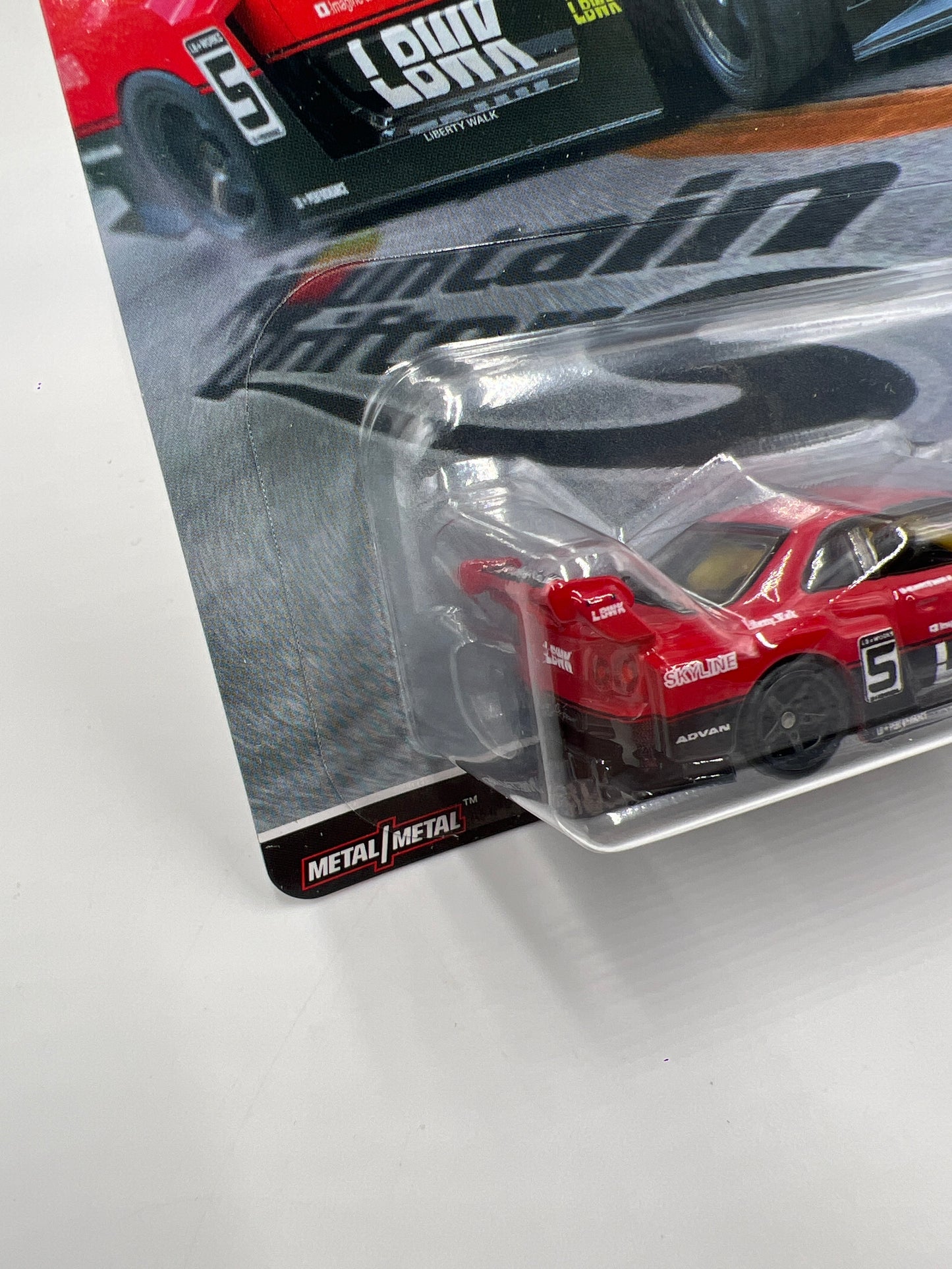 Hot Wheels Premium Mountain Drifters #4 LB-ER34 Super Silhouette Nissan Skyline Red