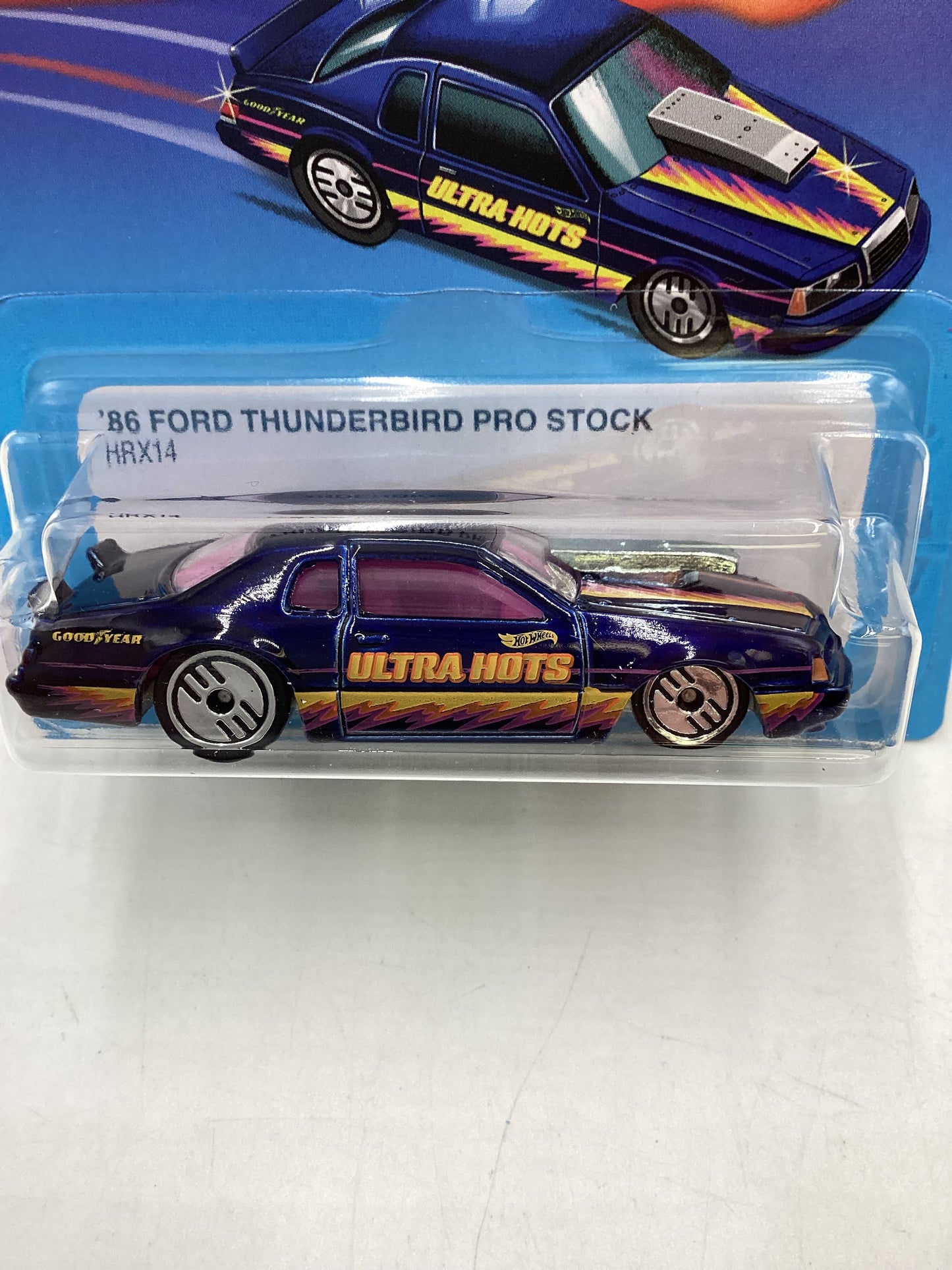 2024 Hot wheels Target Ultra Hots #7 86 Ford Thunderbird Pro Stock Blue 156G