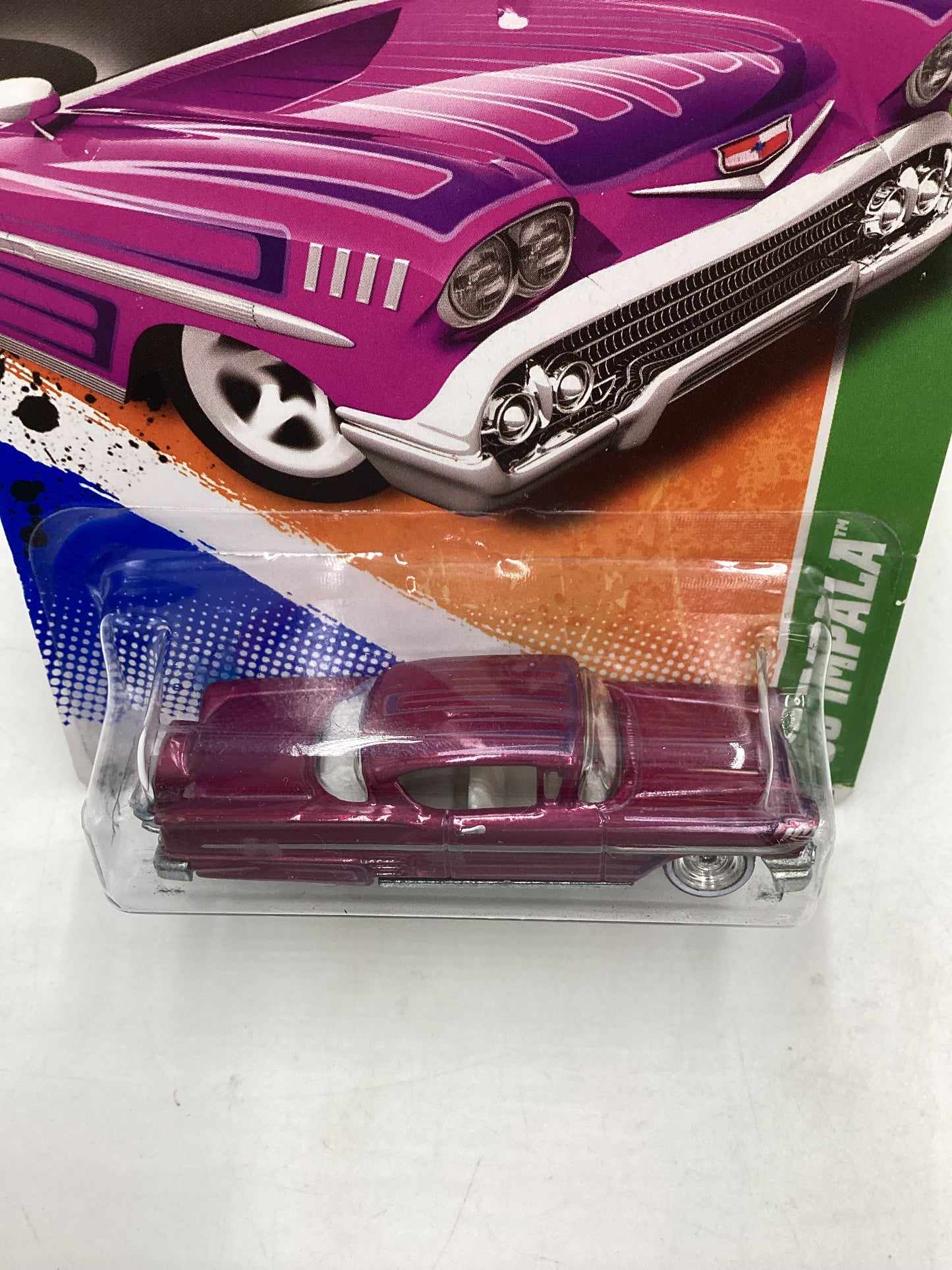 2011 Hot wheels Super Treasure Hunt #53 58 Impala W/ Protector