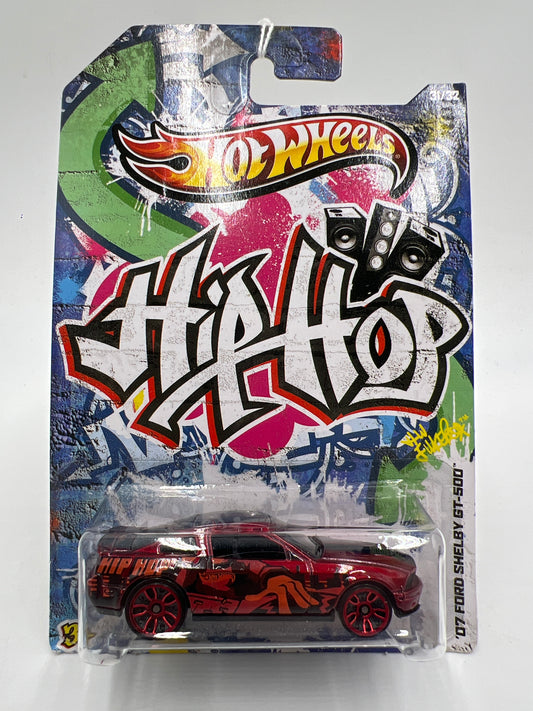 Hot Wheels Jukebox Hip Hop #31 07 Ford Shelby GT-500 Red 164B
