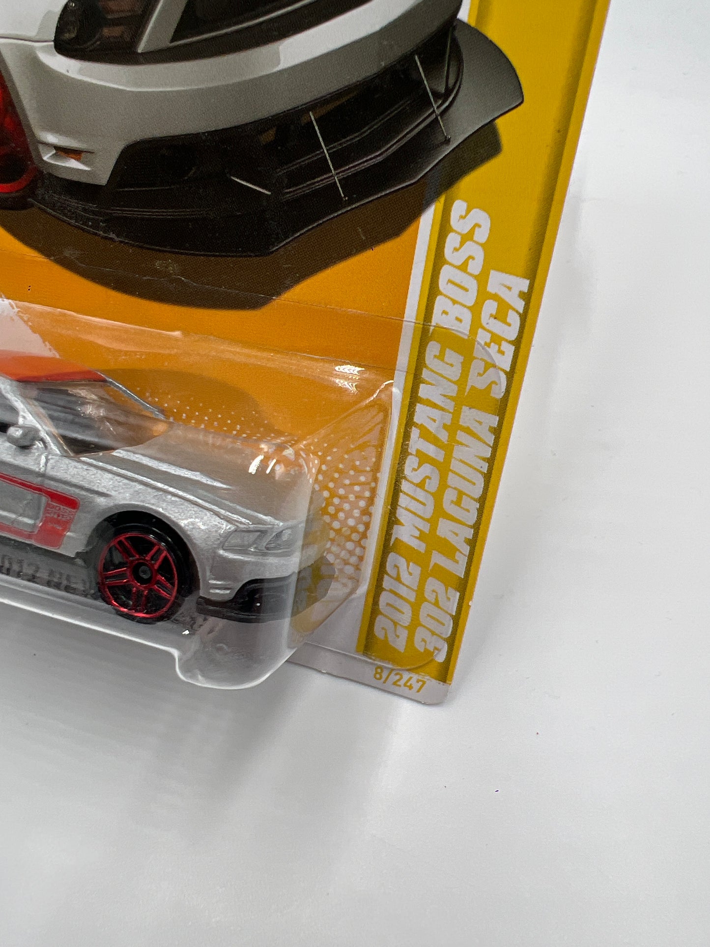 2012 Hot Wheels #8 2012 Mustang Boss 302 Laguna Seca Silver 20D