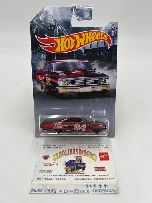 2019 Hot Wheels American Steel Series #1 64 Galaxie 500 Red 159B