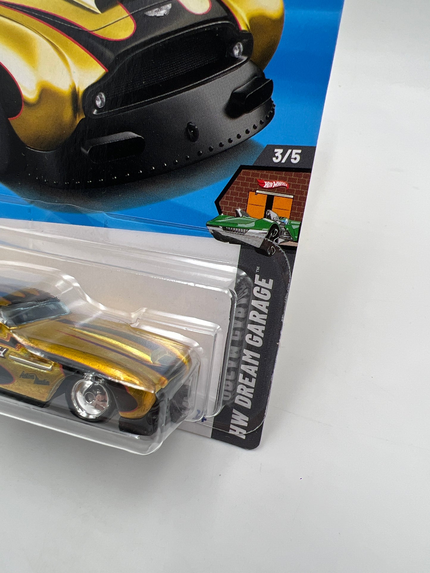 2025 Hot Wheels Super Treasure Hunt #107 Aston Martin DB4GT High-Speed W/Protector Cracked Blister