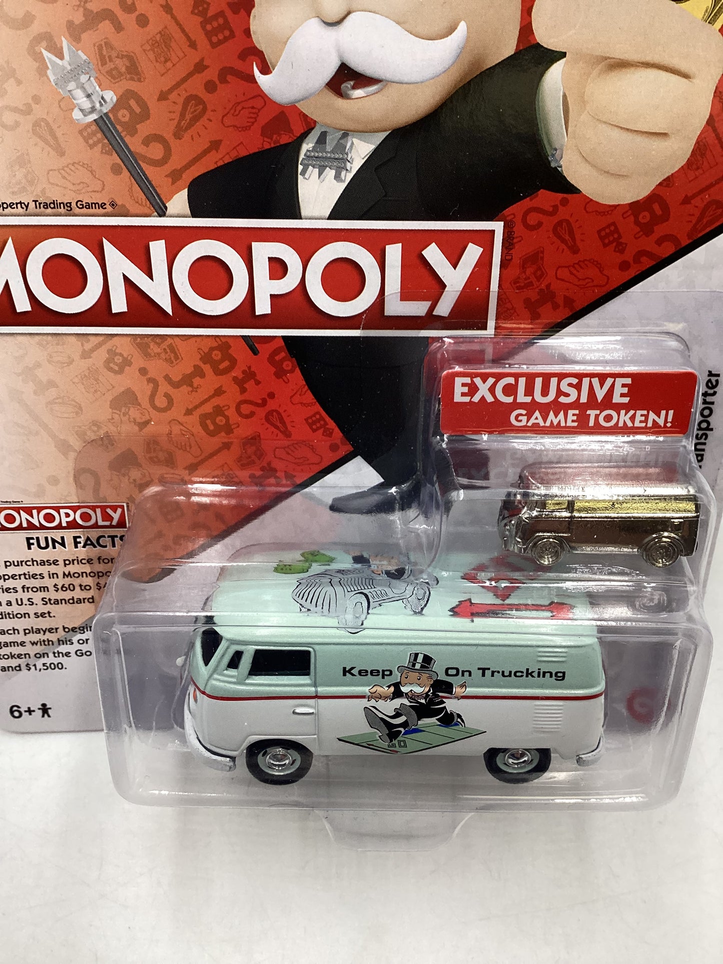 Johnny Lightning Monopoly 1965 Volkswagen Type-2 Transporter 185C