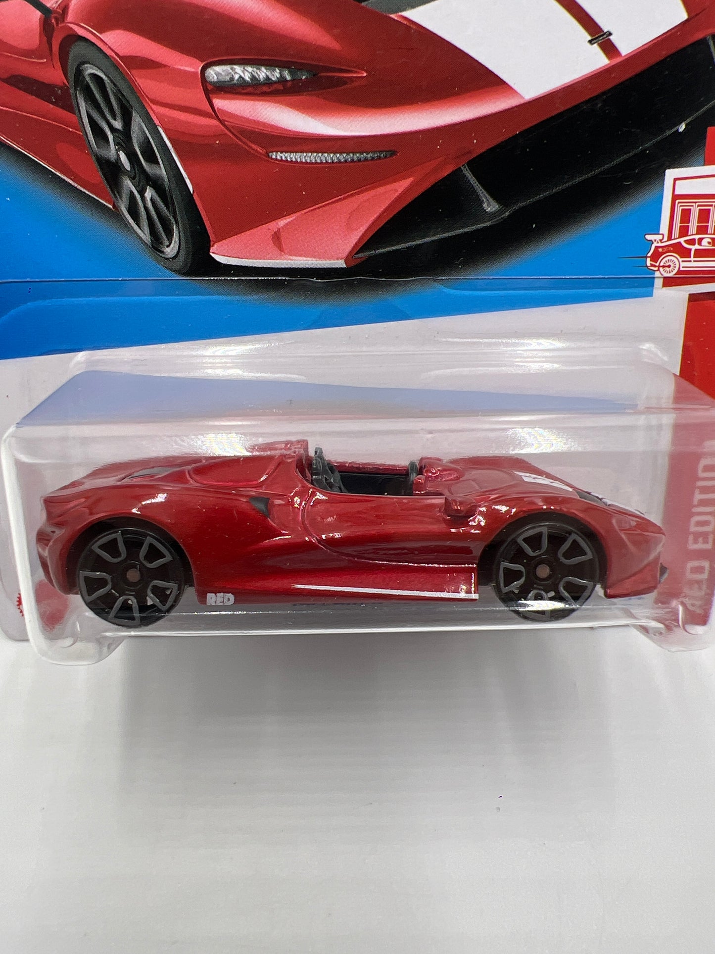 2023 Hot Wheels Target Exclusive Red Edition #82 McLaren Elva Red 143H