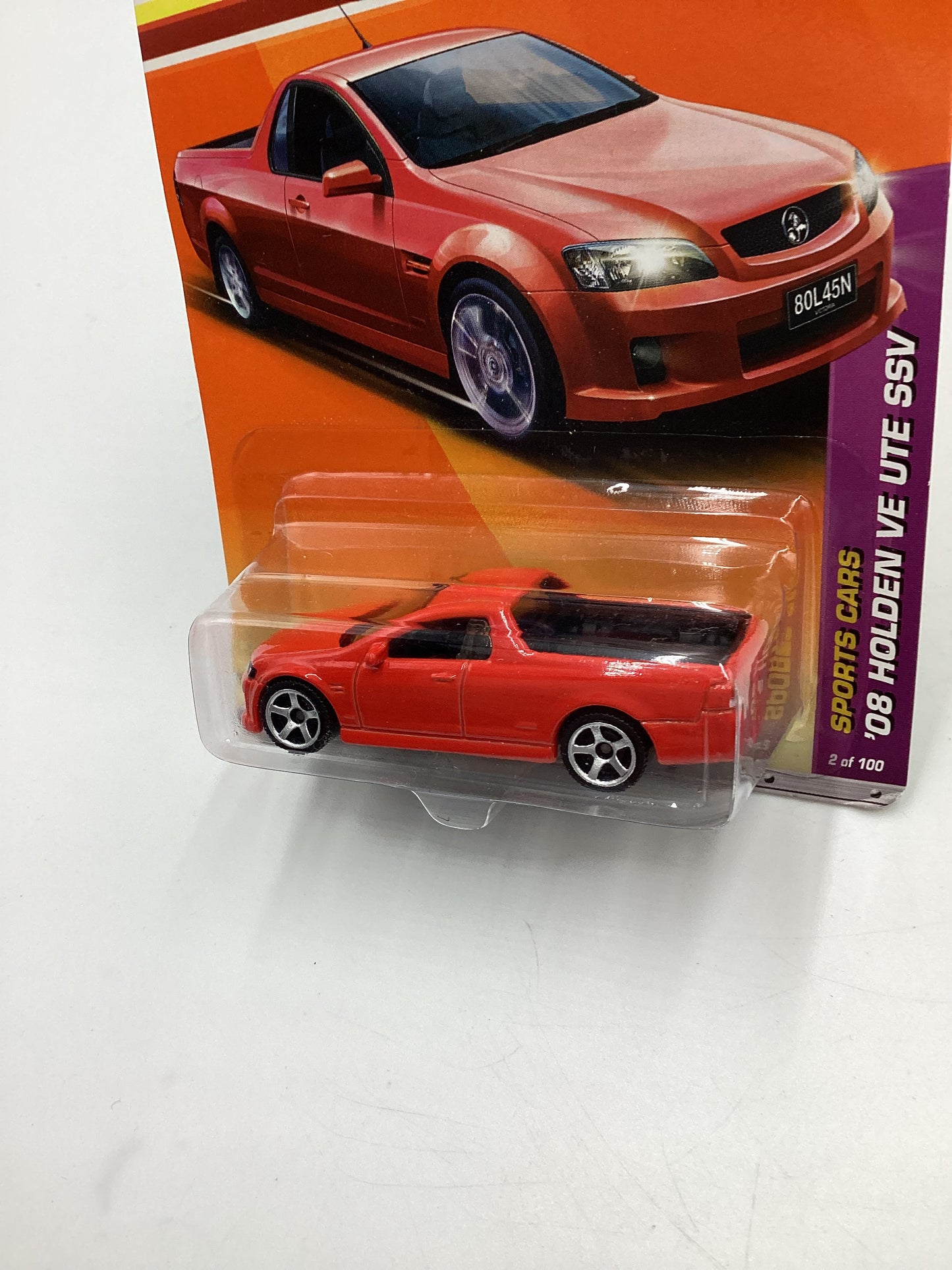 MatchboxSports Cars #2 08 Holden VE UTE SSV Red 209B