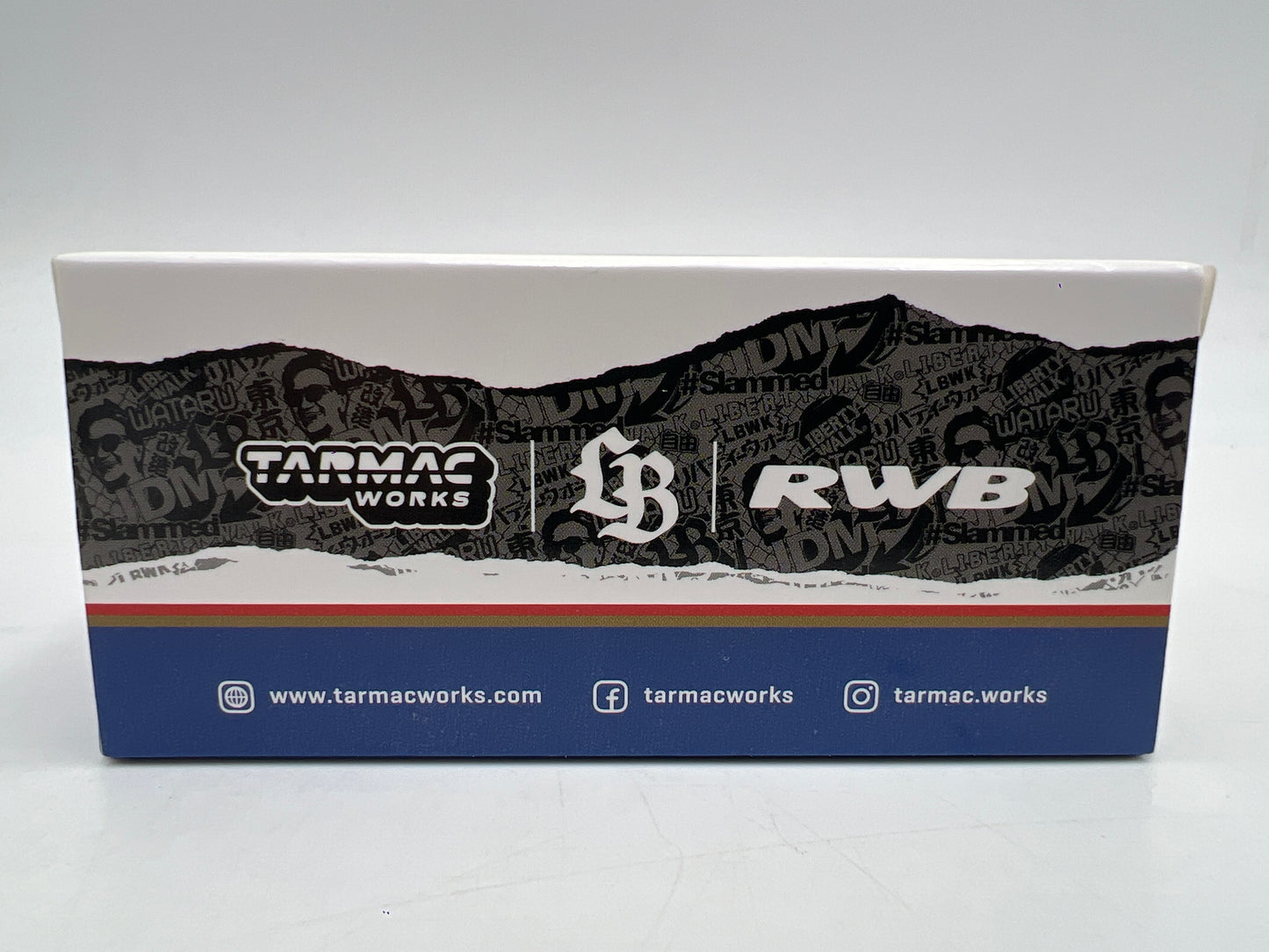 Tarmac Works x Hobby 64 Porsche RWB 993 Liberty Walk W/Container