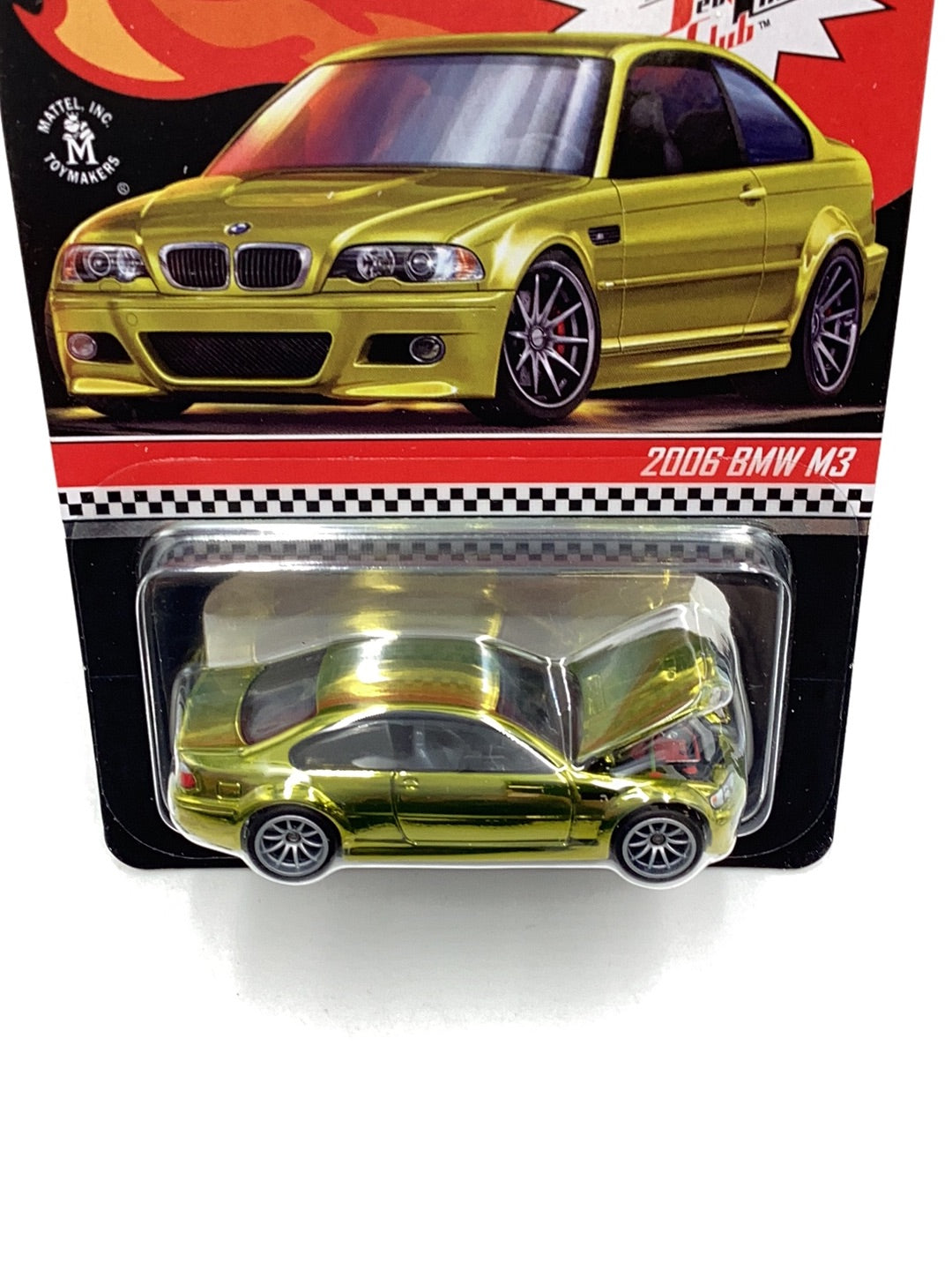 Hot wheels redline club 2006 BMW M3 Gold 14456/20000 with protector