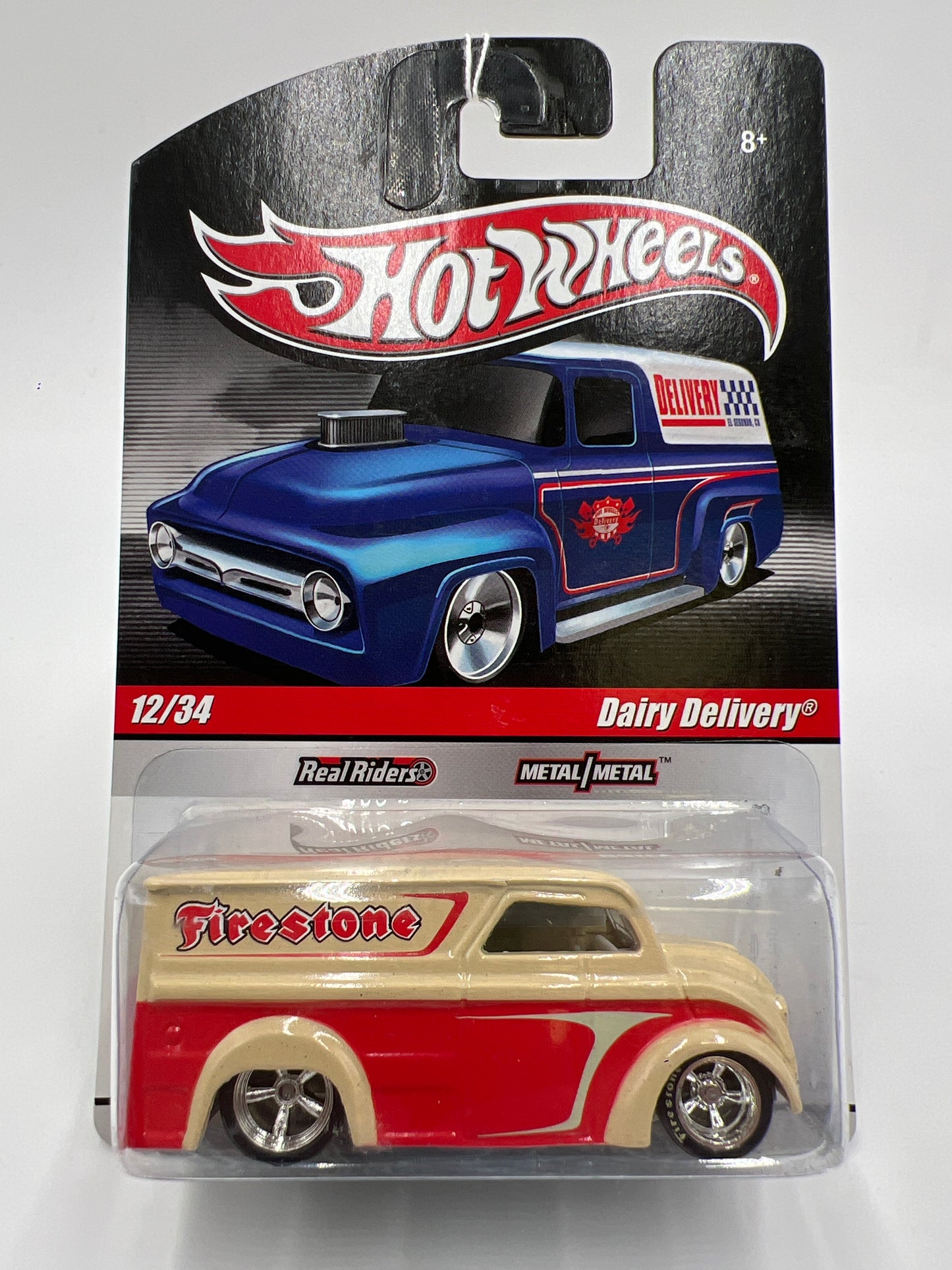 Hot Wheels Slick Rides #12 Dairy Delivery Firestone Orange/Cream 243A