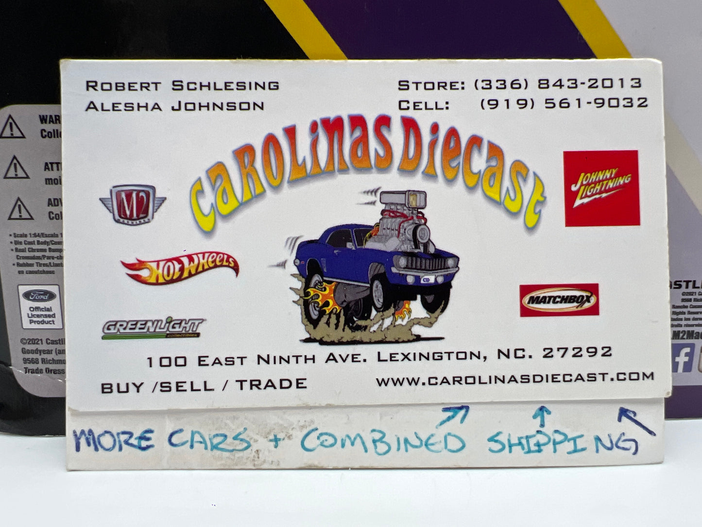 M2 Machines Auto-Drivers 1968 Ford Mustang GT 390 Goodyear Racing R81 189D