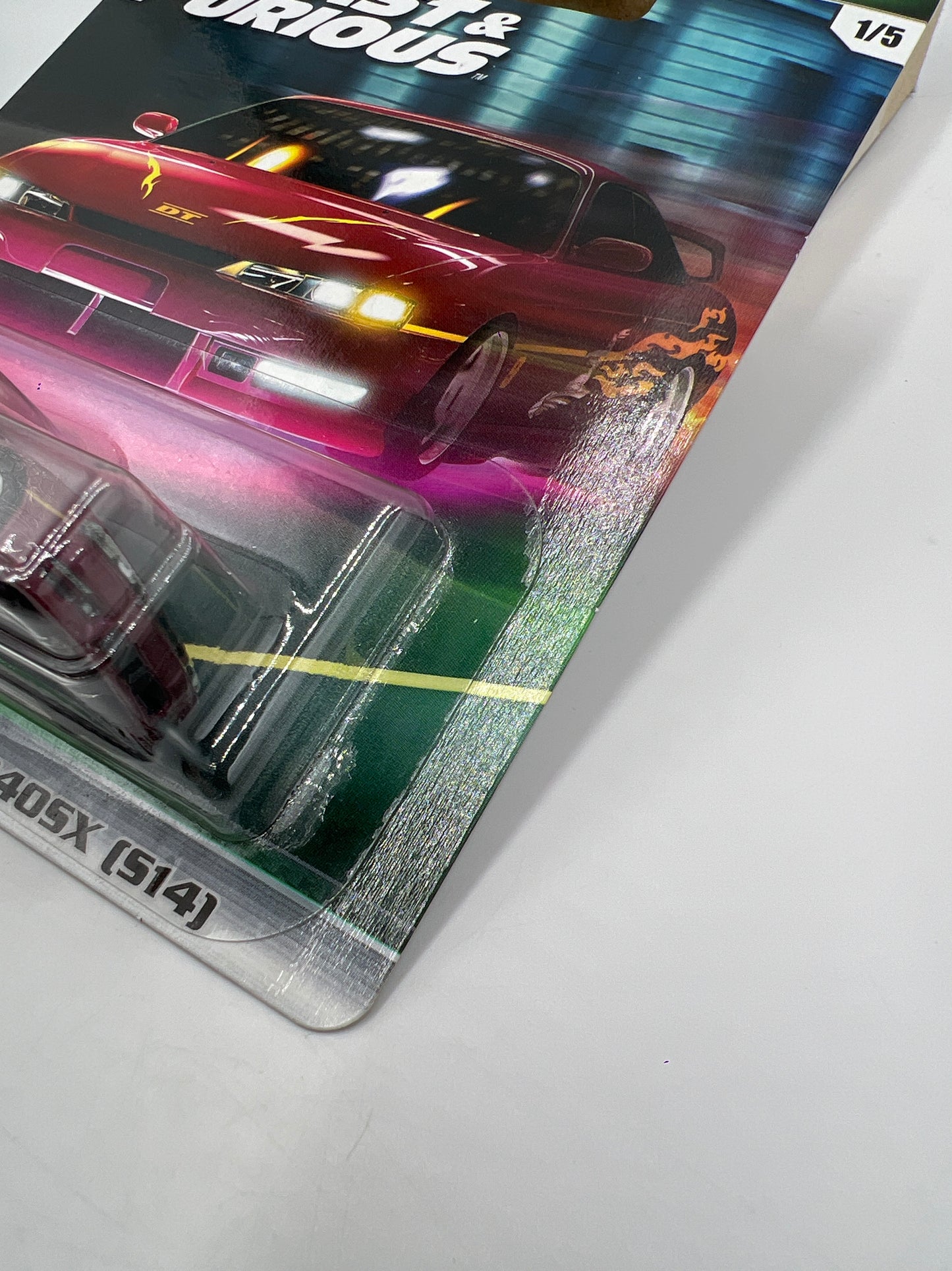 Hot Wheels Premium Fast & Furious Original Fast #1 Nissan 240SX S14 W/Protector