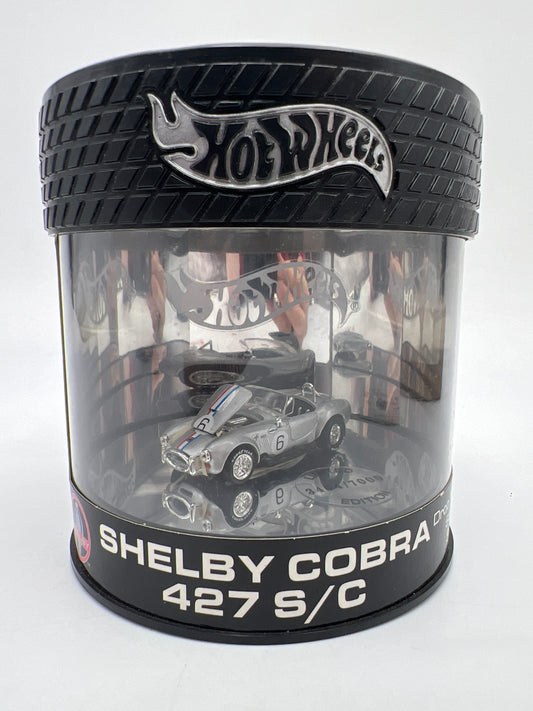 Hot Wheels Oil Can Drop Tops Series 3 #3464/7000 Shelby Cobra 427 S/C Silver