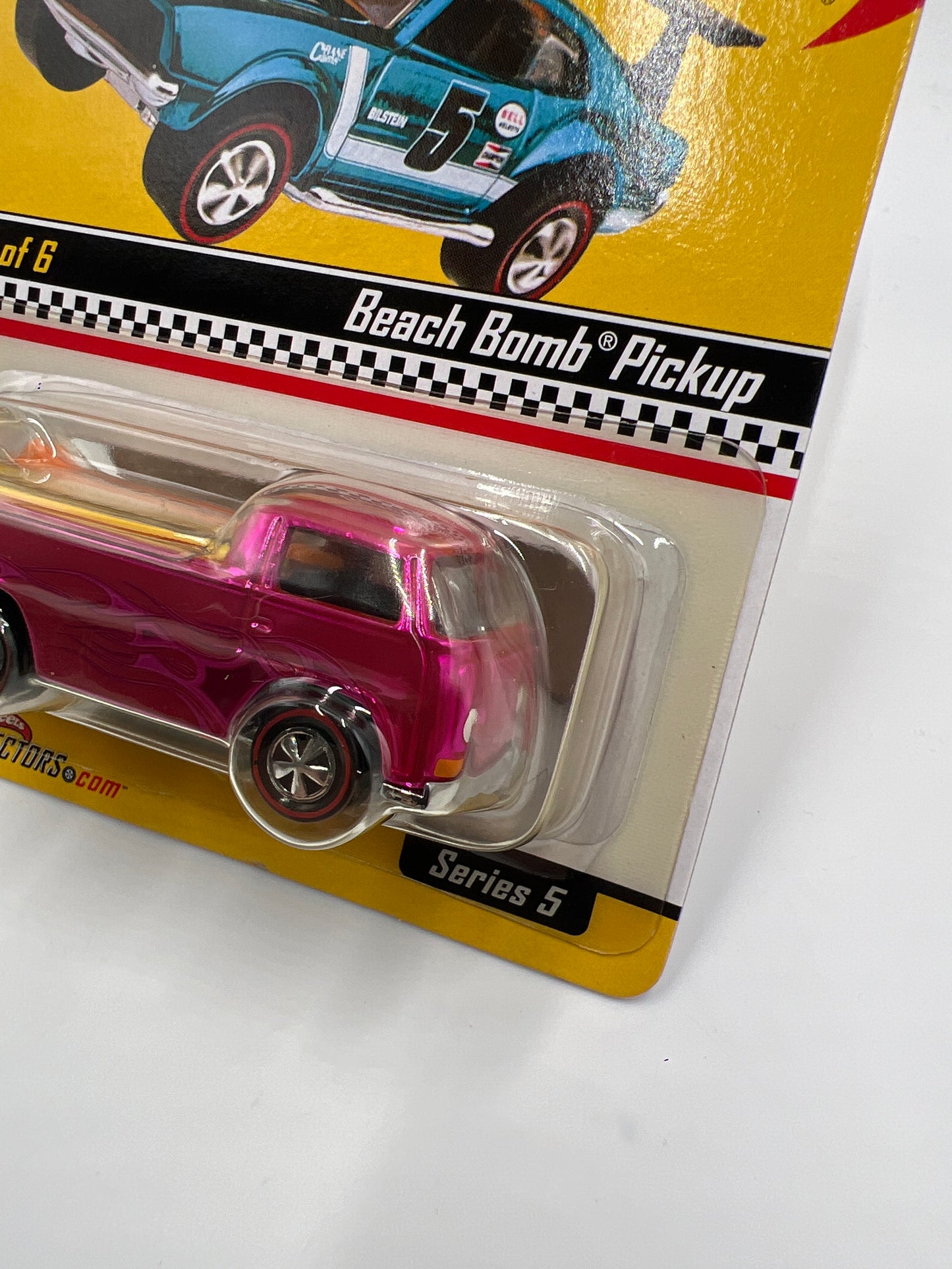 Hot Wheels RLC Neo-Classics Series 5 #6 10347/11000 Beach Bomb Pickup Pink W/Protector