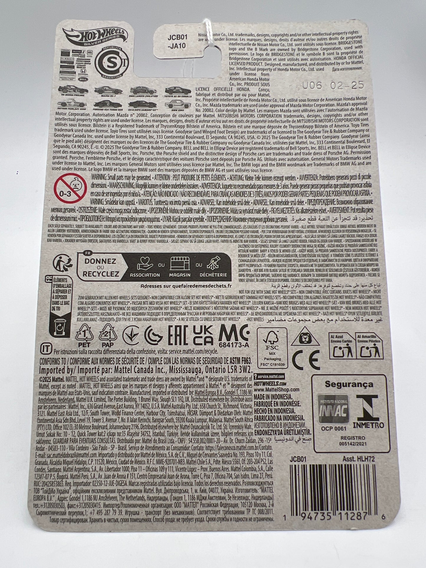 2025 Hot Wheels Neon Speeders #2 Mazda RX-7 Pink 158D