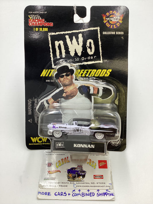 Racing Champions NWO Nitro Streetrods Konnan 58 Chevy Impala White/Black SR