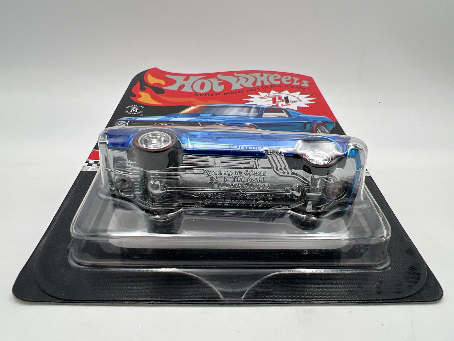 2020 Hot Wheels RLC Custom Mustang Blue W/Protector