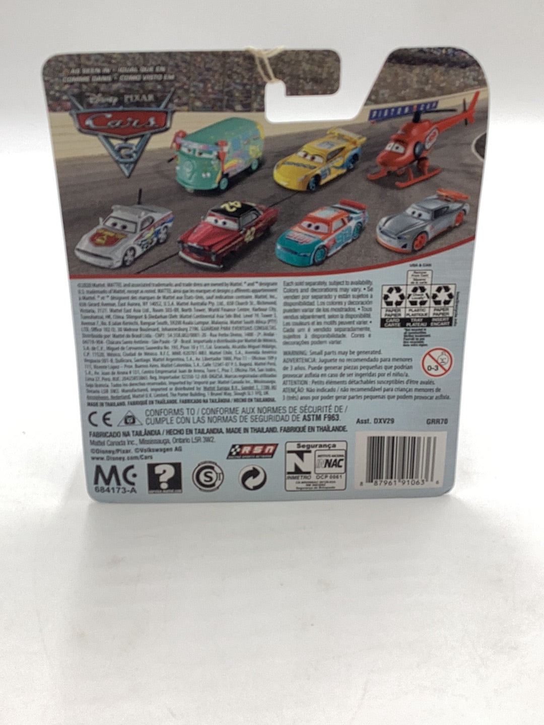 2021 Disney Pixar Cars Metal series Ducky Fauntleroy (Cracked Blister)