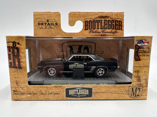 M2 Machines Bootlegger 1969 Chevrolet Camaro Z/28 RS Black BL02