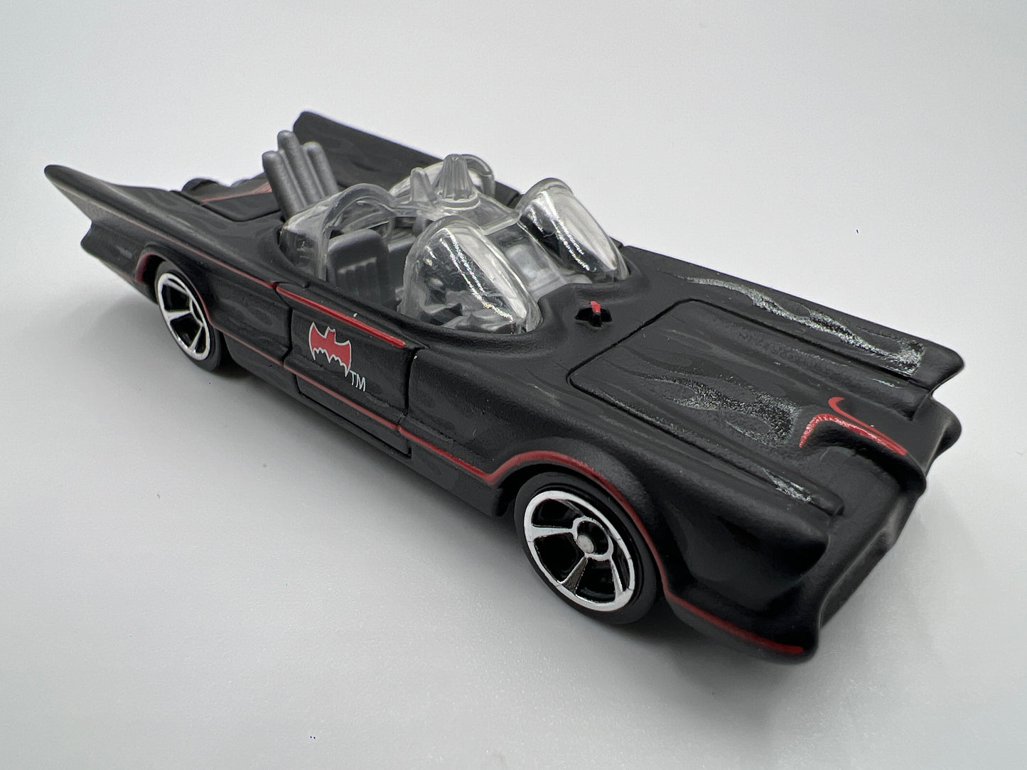 Hot Wheels 1/64 TV Series Batmobile Matte Black Loose