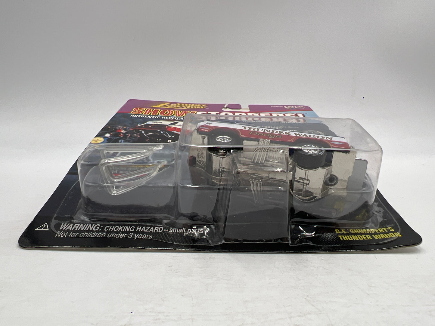 Johnny Lightning SIGNED Show Stoppers GE Shumperts Dodge Thunder Wagon #2