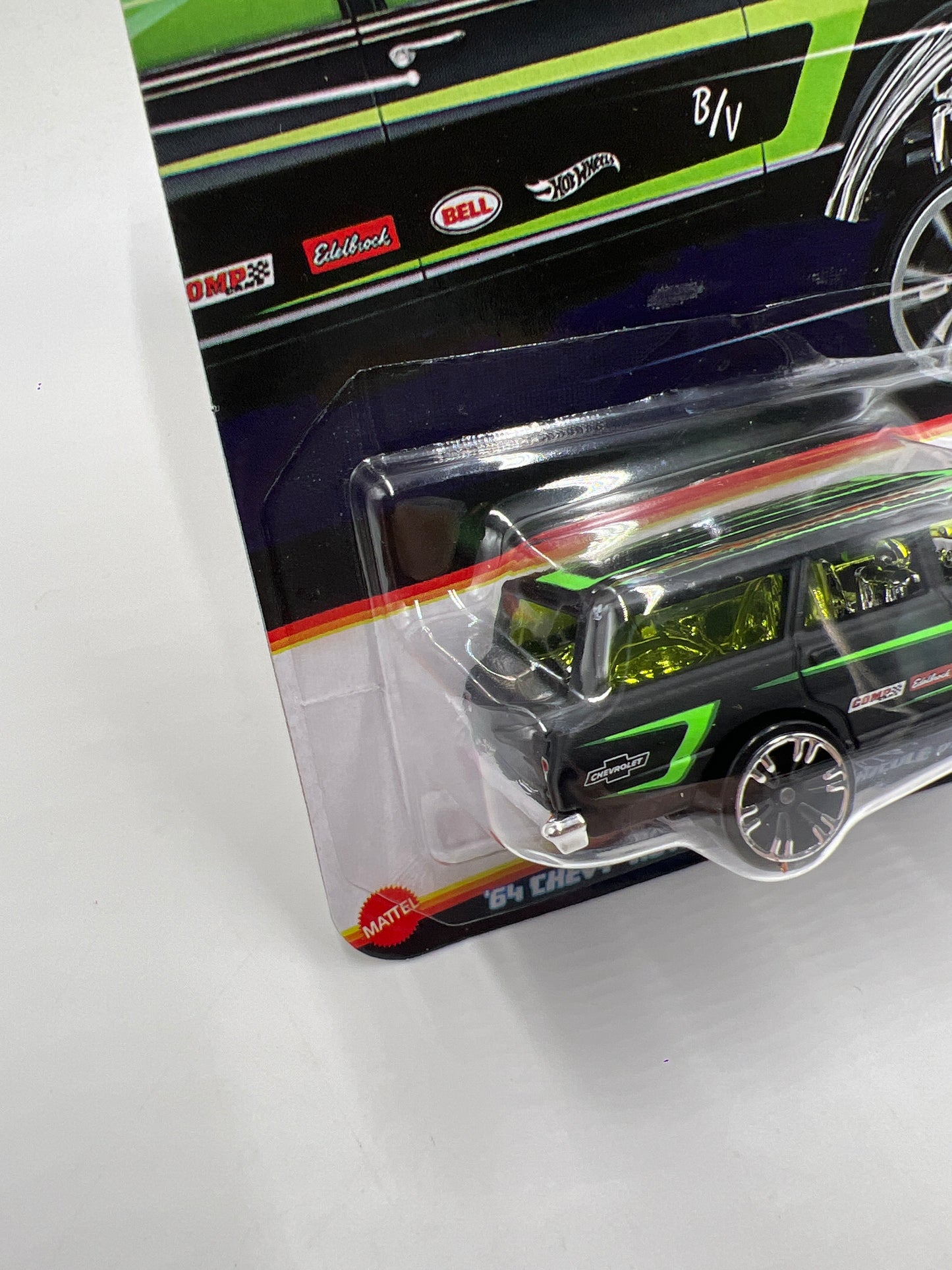 2026 Hot Wheels Neon Speeders #4 64 Chevy Nova Gasser Black 158E