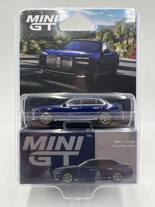 Mini GT #1111 BMW i7 xDrive60 Blue 237F