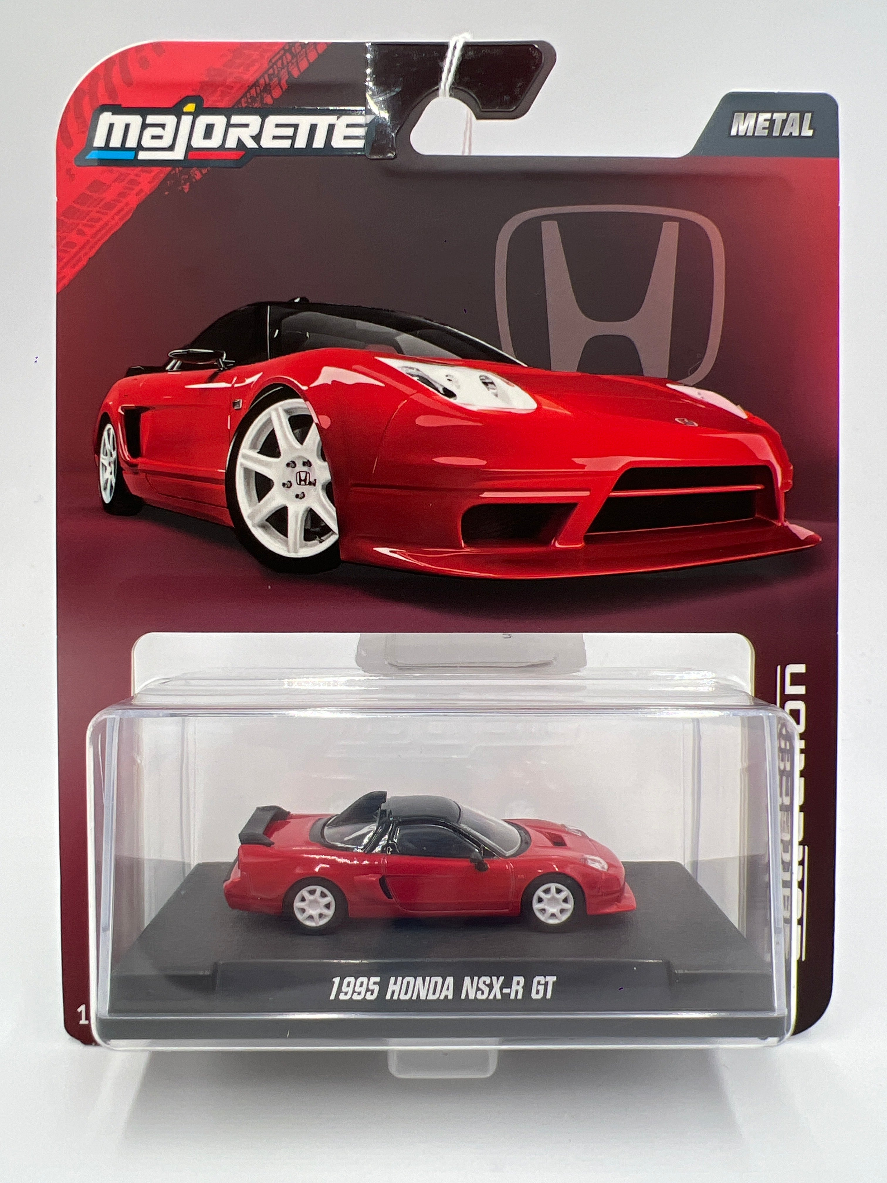 ホビーオルタネートアソートメント 202554 グラマンステップバンチェイスカー 2025 Majorette Metal Collection Series 1995 Honda NSX-R GT Red