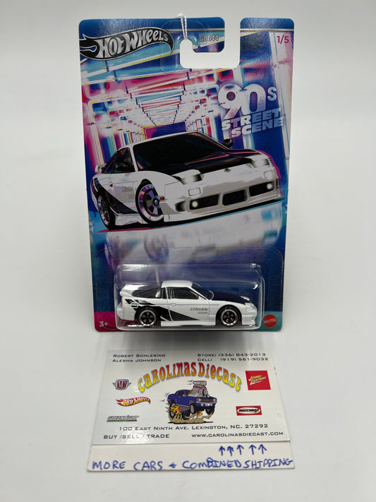 2024 Hot Wheels 90s Street Scene #1 96 Nissan 180SX Type X White 161G