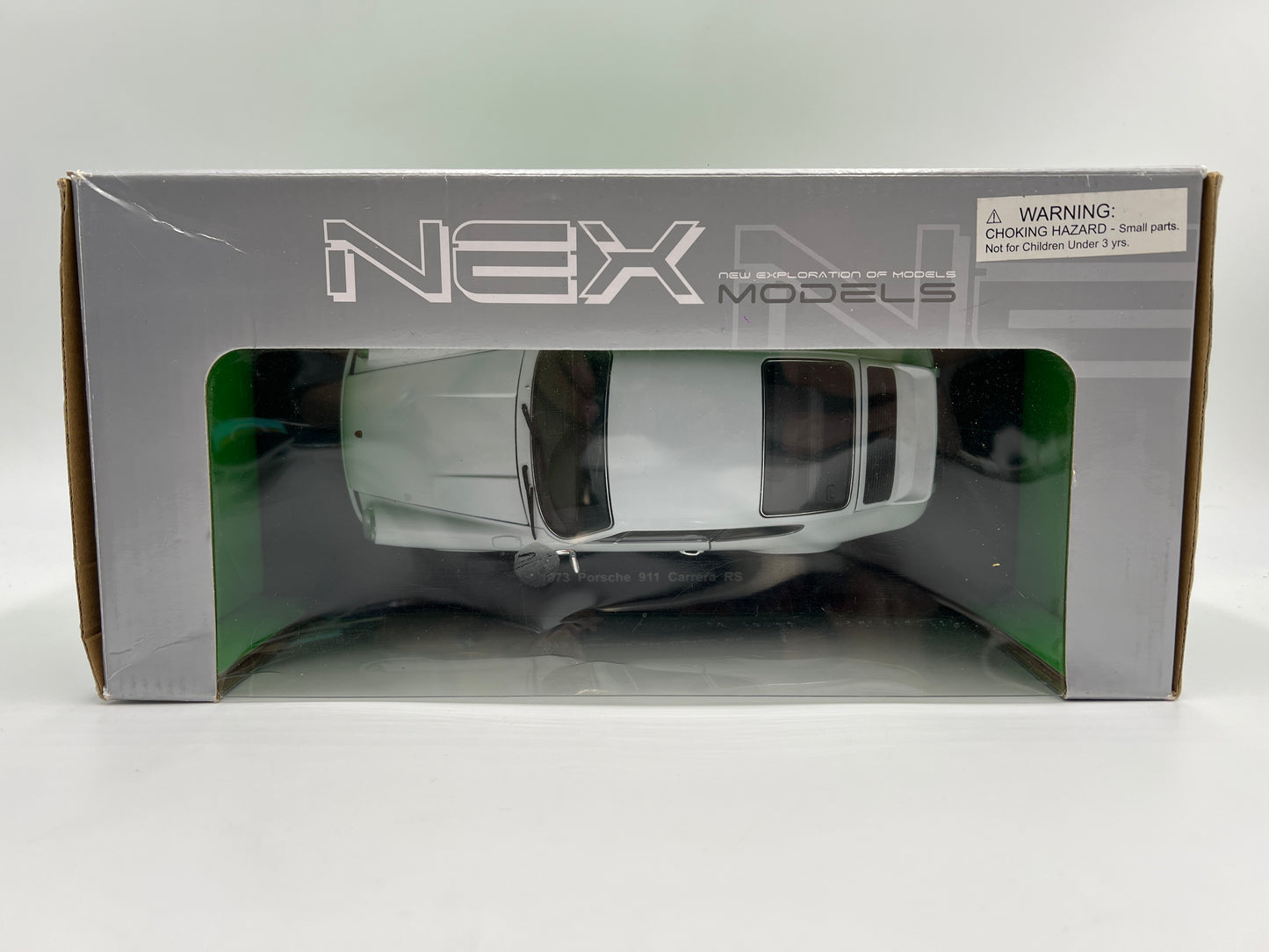 Welly 1:18 Scale NEX Models 1973 Porsche 911 Carrera RS White/Red VHTF