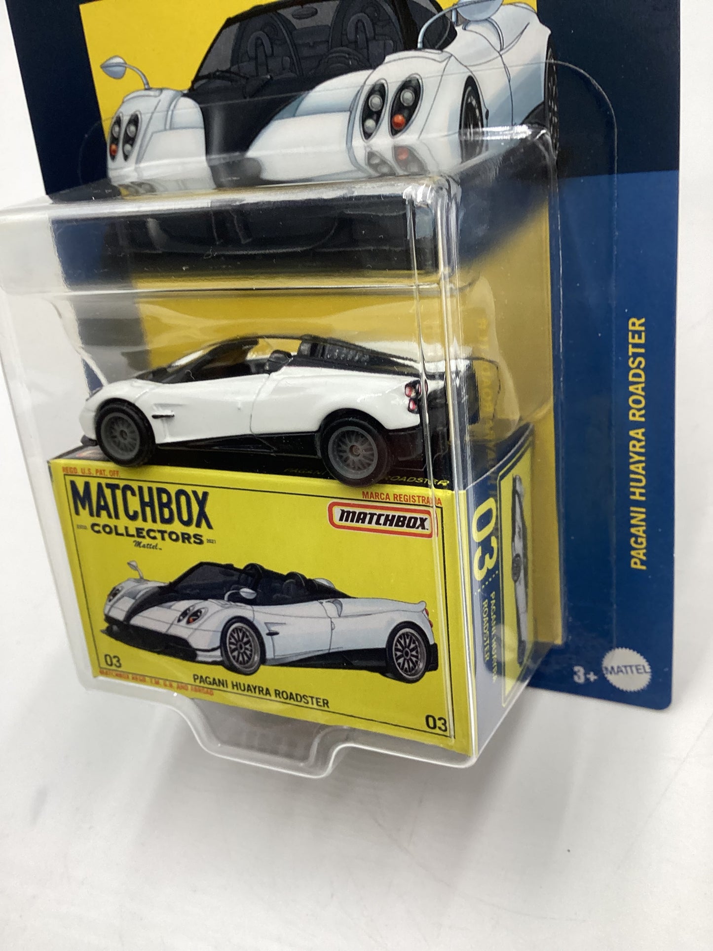 Matchbox Collectors #3 Pagani Huayra Roadsters White 172J