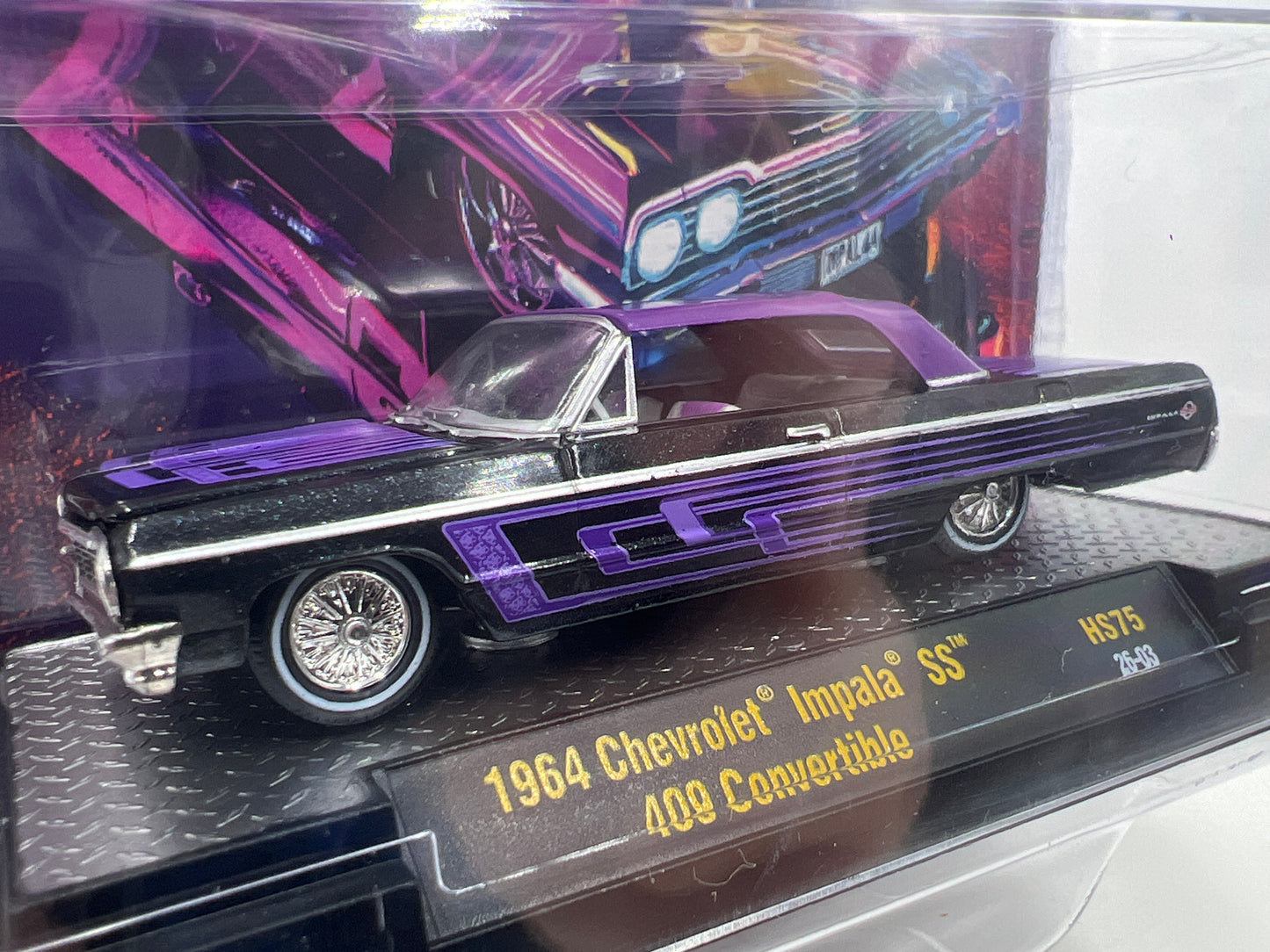 M2 Machines Hobby Exclusive HS75 1964 Chevrolet Impala SS 409 Convertible 201B