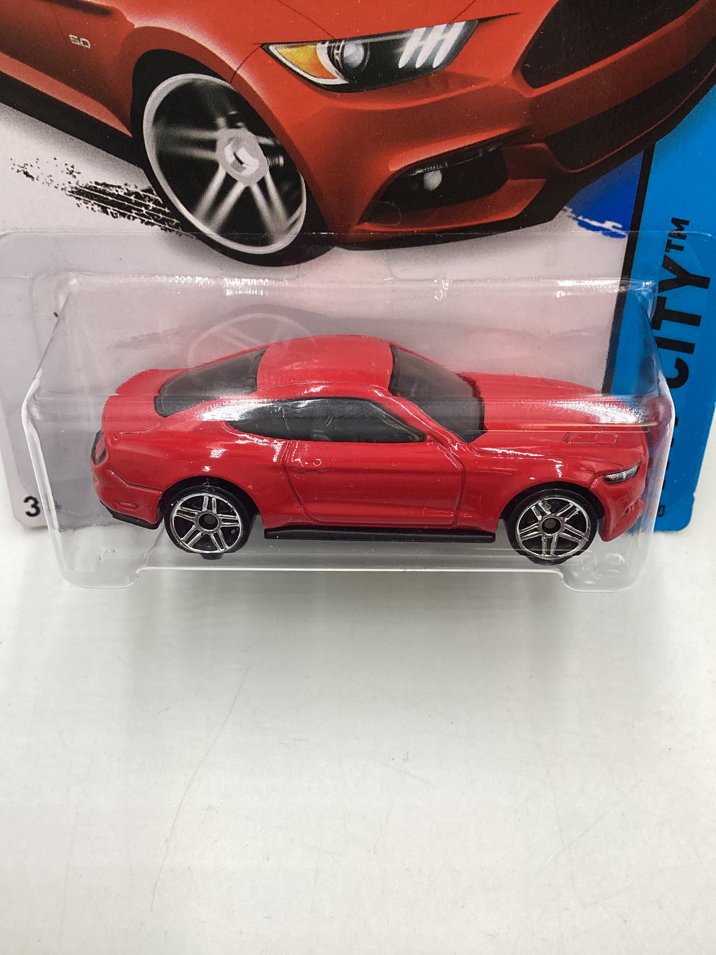 2015 Hot Wheels #100 2015 Ford Mustang GT Red 28E