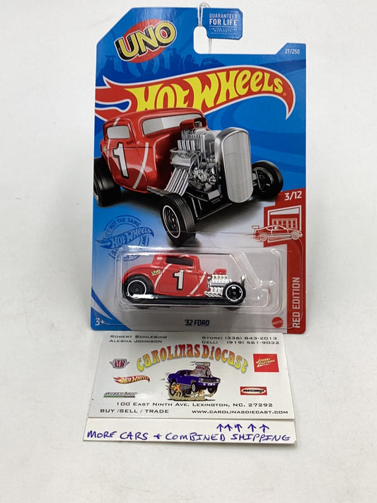 2021 Hot wheels 32 Ford Red Edition #27 151H