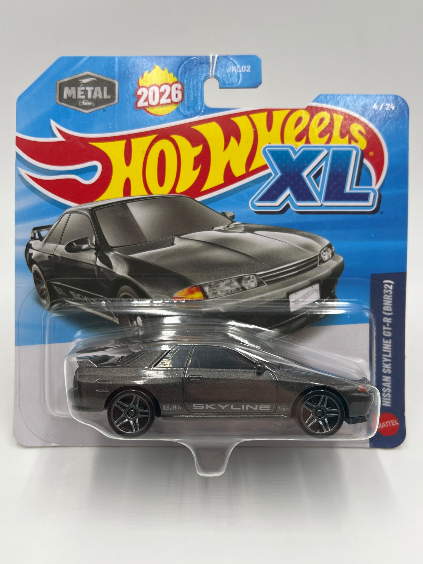 2026 Hot Wheels XL #4 Nissan Skyline GT-R BNR32 Gray