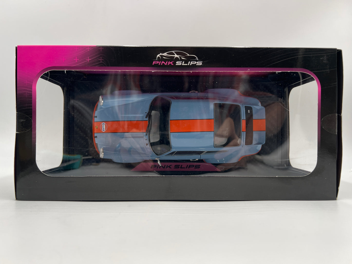 Jada 1:18 Scale Pink Slips Porsche 911 2.8 RSR Gulf 1 Blue/Orange