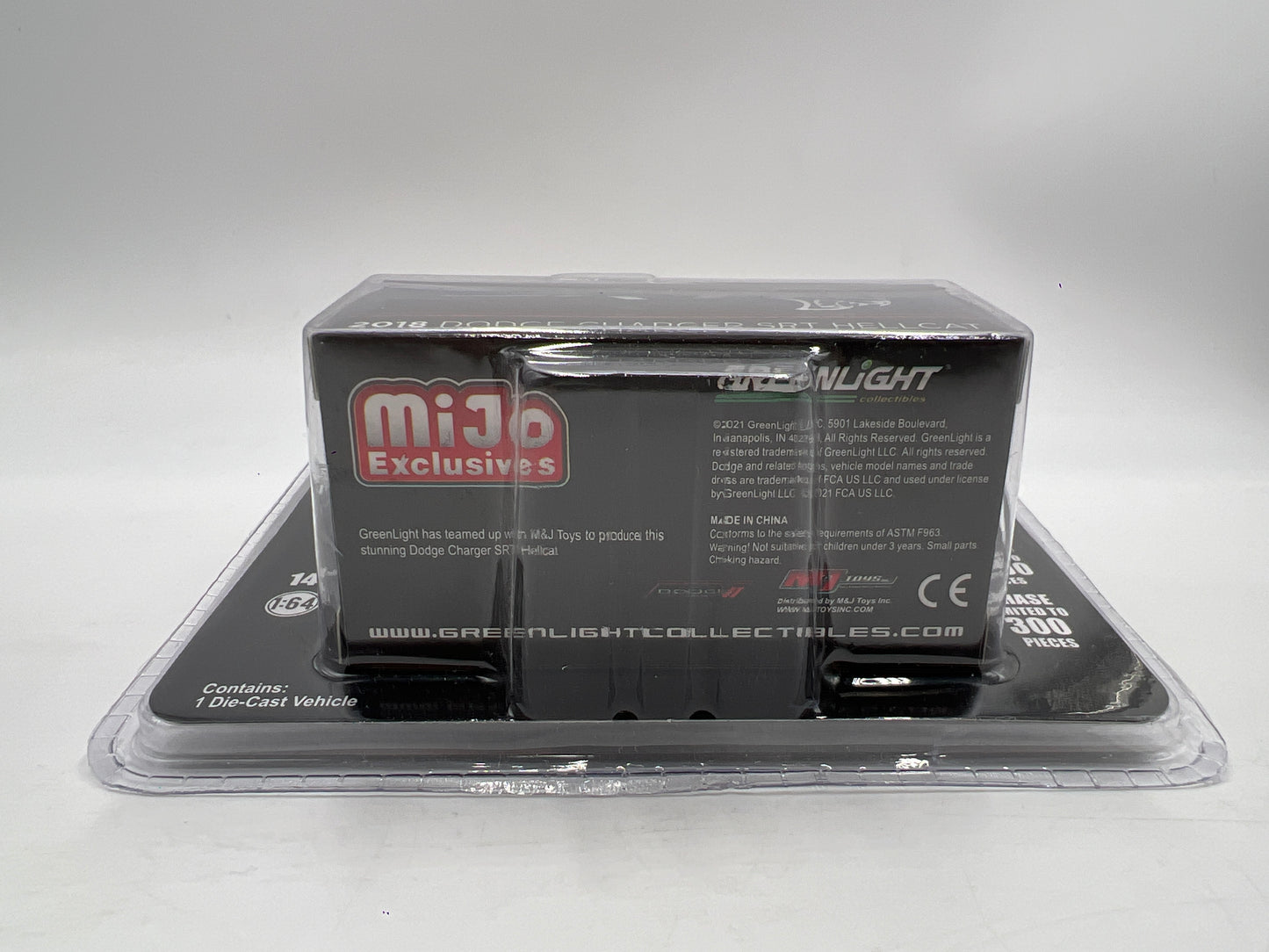 Greenlight Mijo Exclusives 1/300 CHASE 2018 Dodge Charger SRT Hellcat White