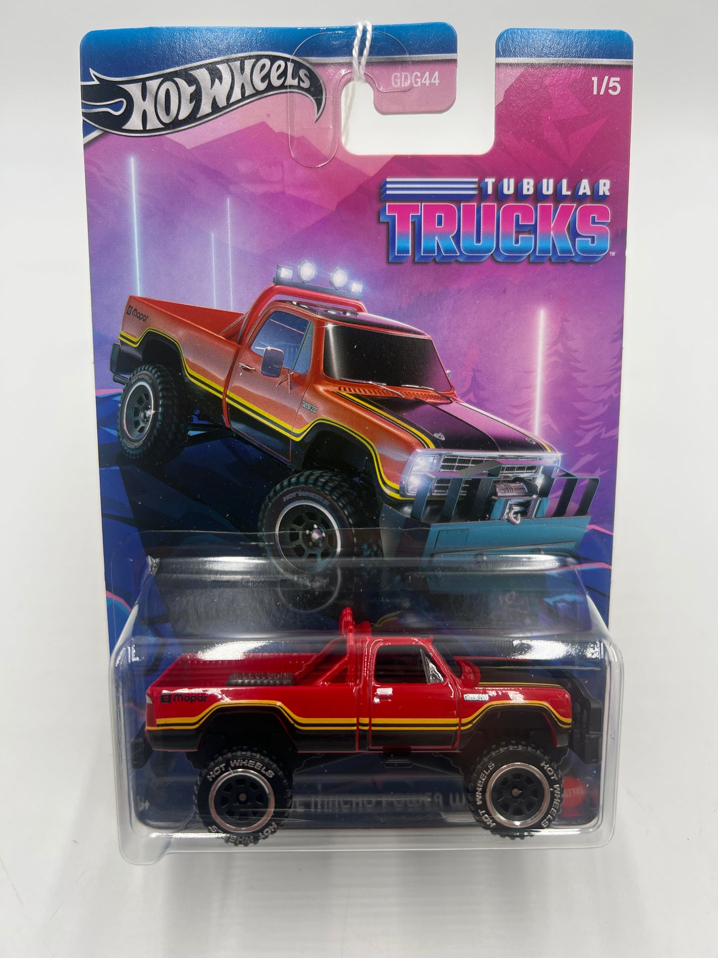 2024 Hot Wheels Tubular Trucks 1/5 1980 Dodge Macho Power Wagon 160E