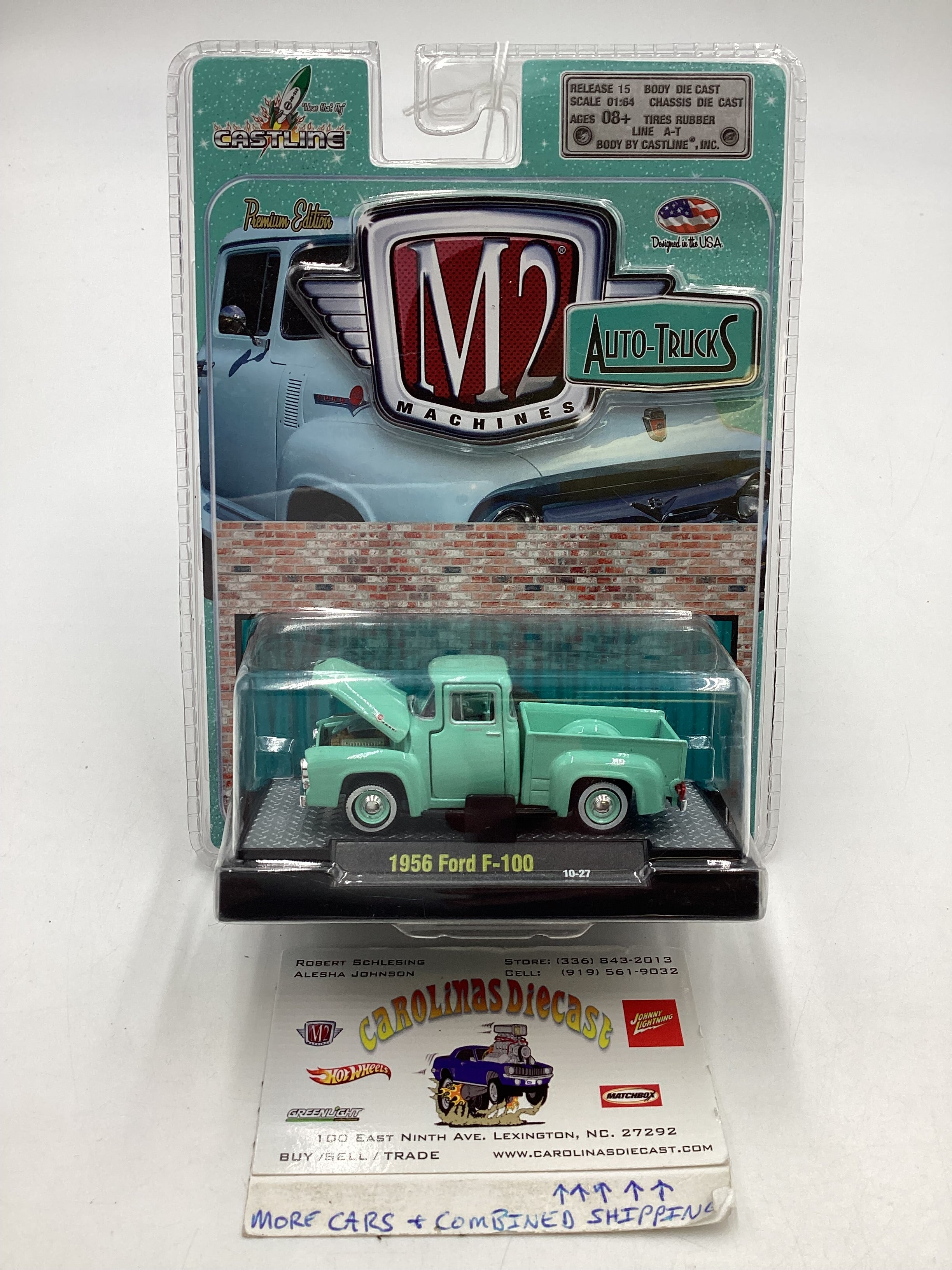 M2 Machines Auto-trucks 1956 Ford F-100 10-27 198E – carolinasdiecast