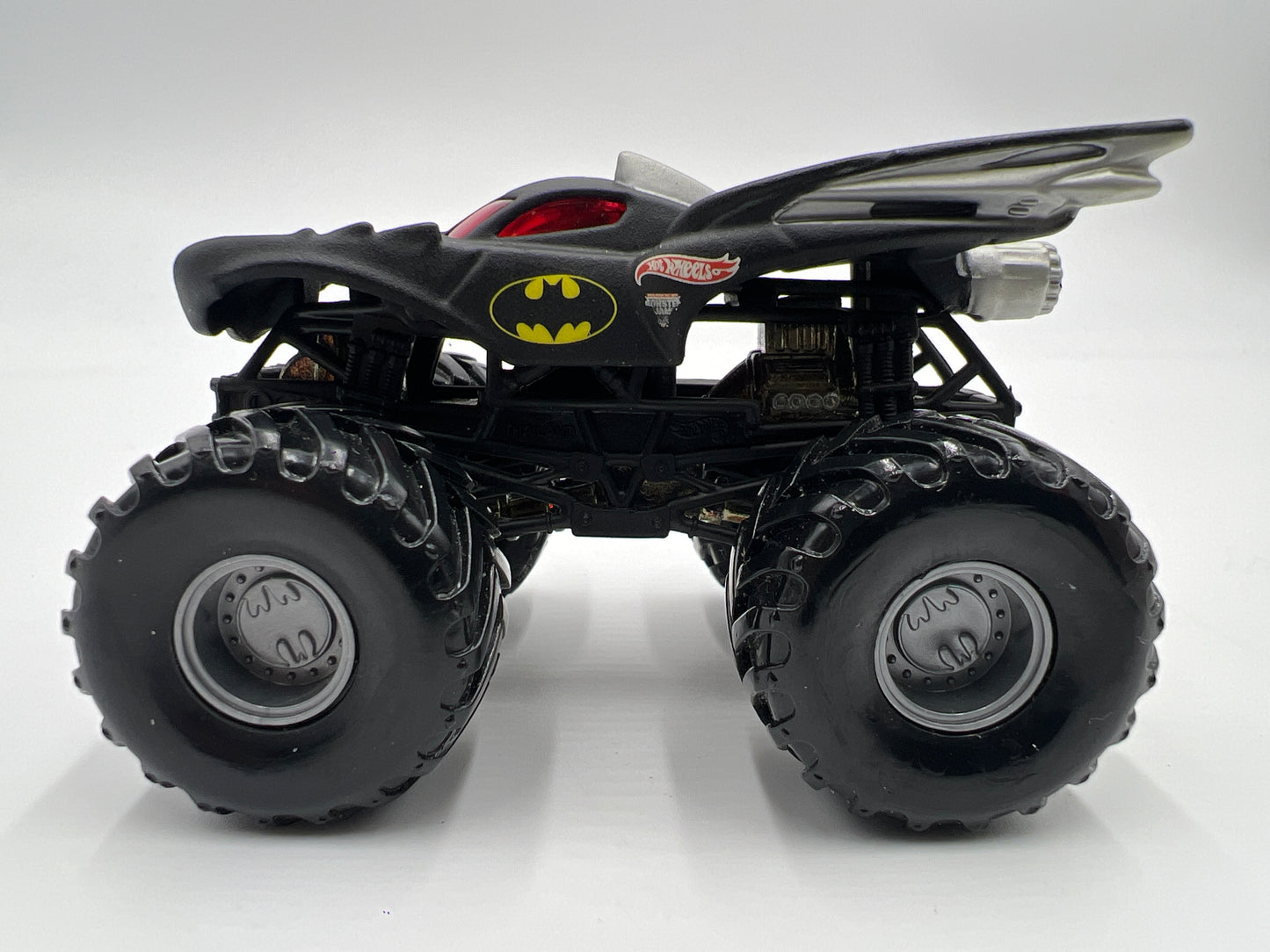 Hot Wheels 1:64 Monster Jam Small Wheel/Metal Base Batman Matte Black Loose