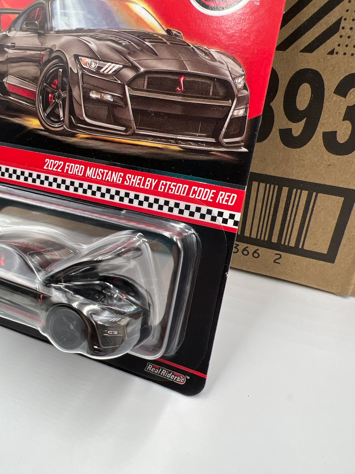 2024 Hot Wheels RLC 2022 Ford Mustang Shelby GT500 Code Red W/Protector and Box