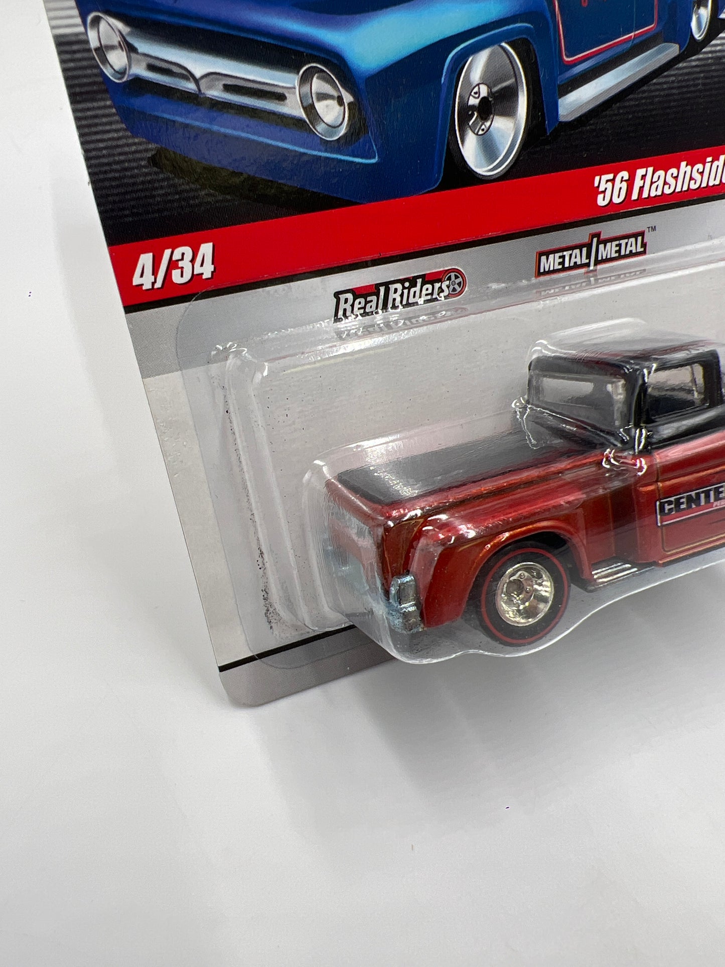 Hot Wheels Slick Rides #4 56 Flashsider Center Line Dark Orange 245B